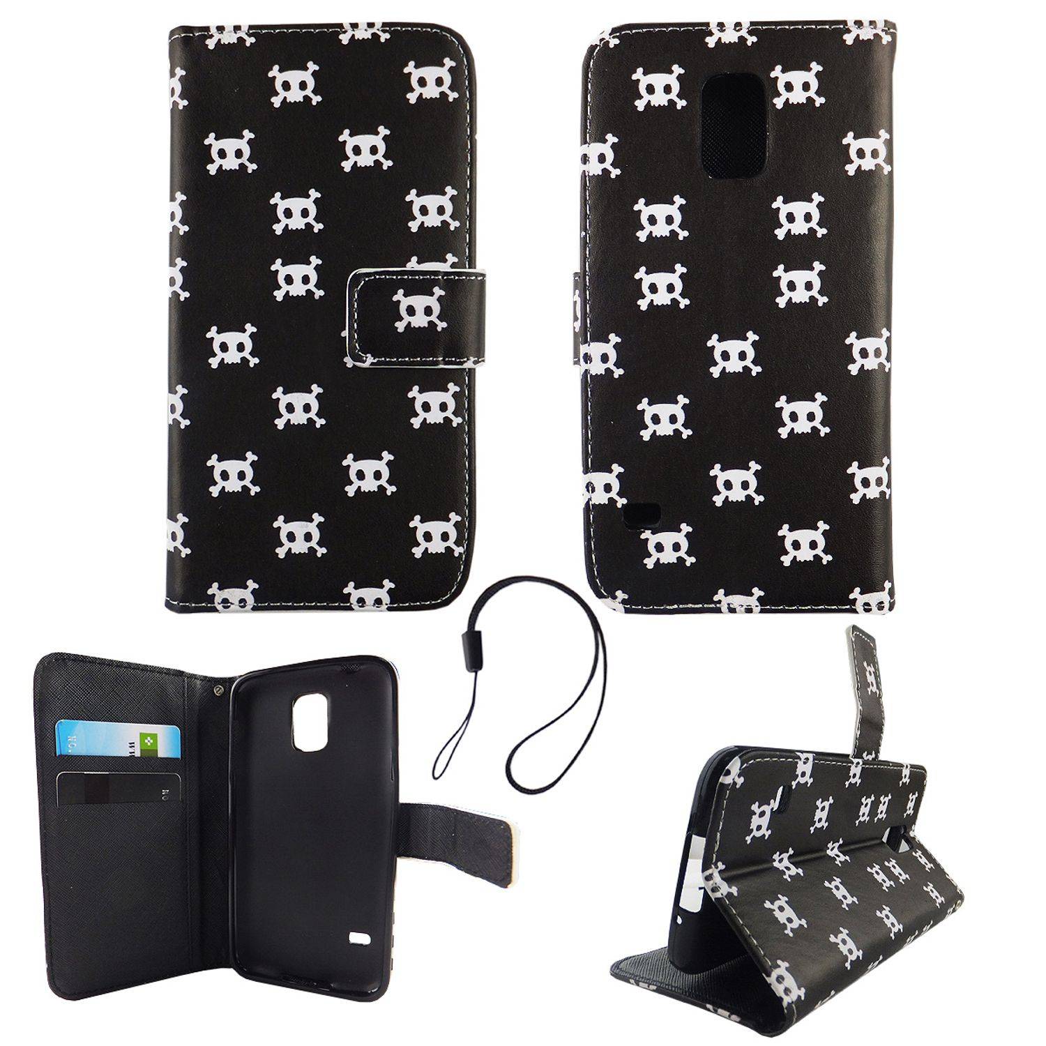 Samsung Galaxy S5 / S5 Neo Handyhülle Backcover Schwarz