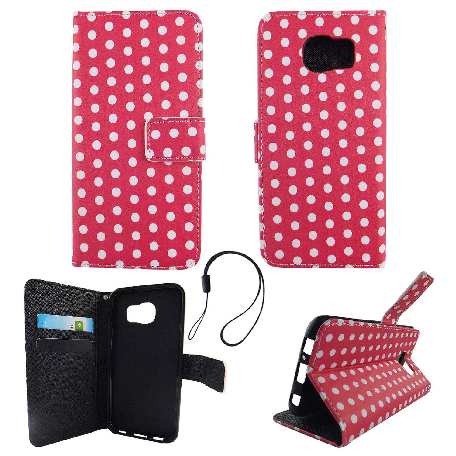 Samsung Galaxy S6 Handyhülle Backcover Rosa