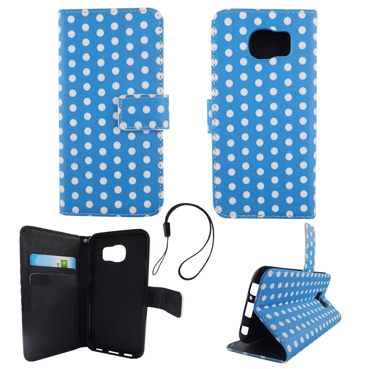 Samsung Galaxy S6 Handyhülle Backcover Blau