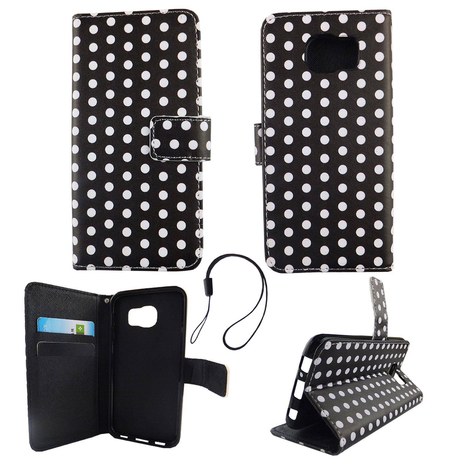 Samsung Galaxy S6 Handyhülle Backcover Schwarz