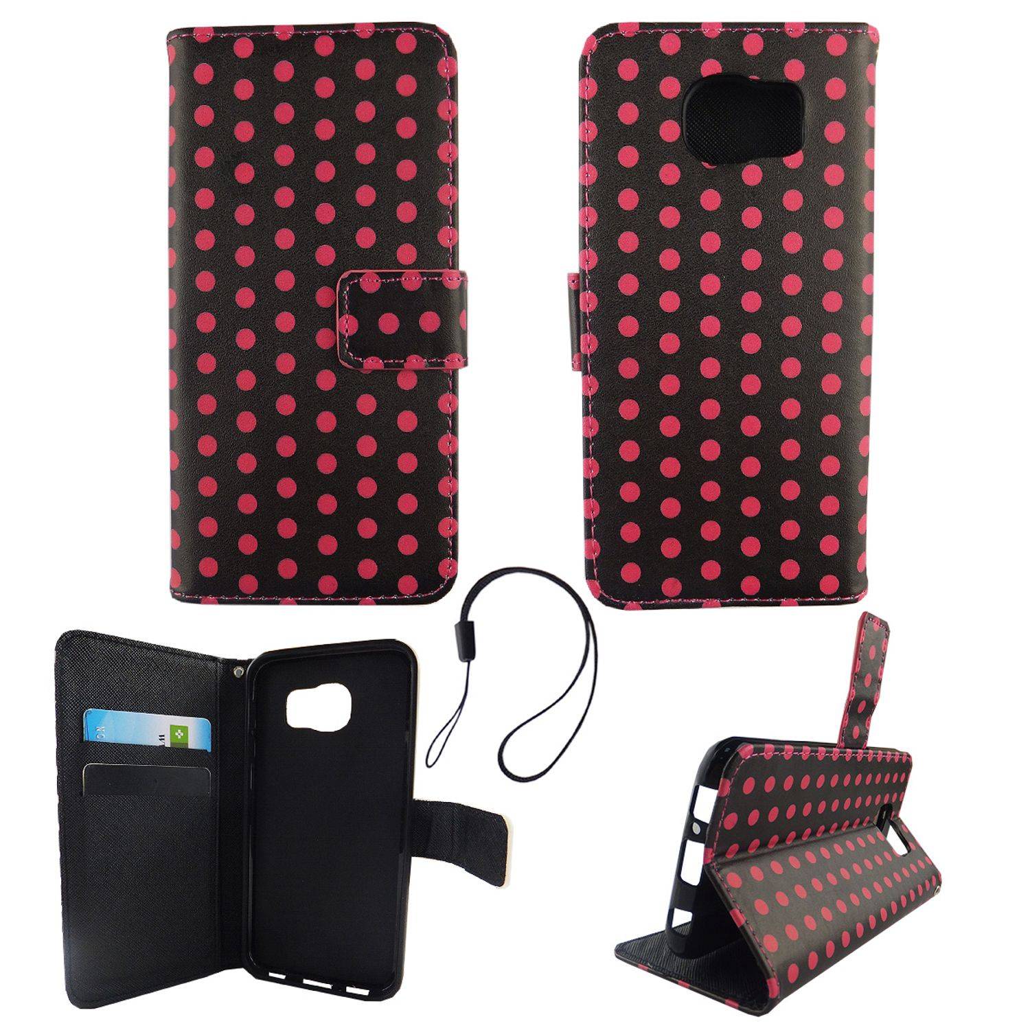 Samsung Galaxy S6 Handyhülle Backcover Schwarz