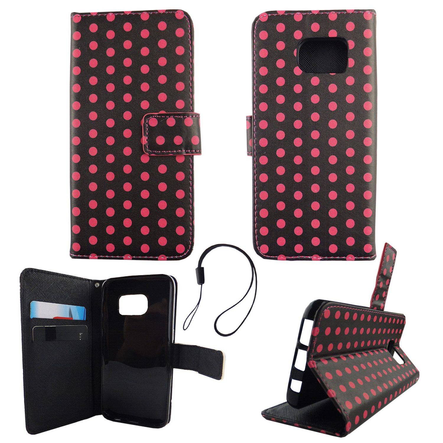 Samsung Galaxy S7 Handyhülle Backcover Schwarz