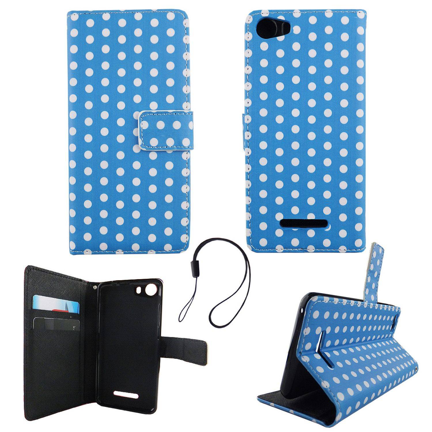 Wiko Lenny 2 Handyhülle Backcover Blau