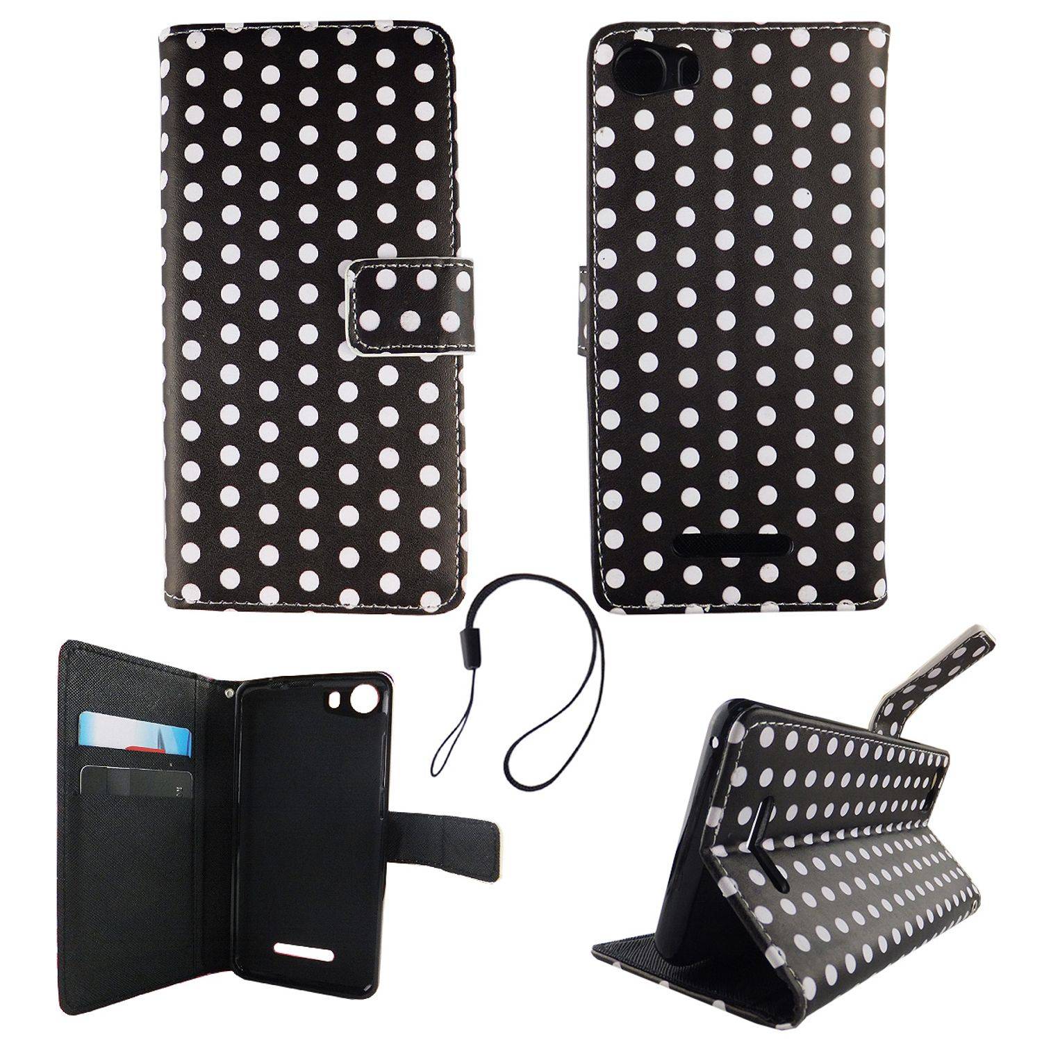 Wiko Lenny 2 Handyhülle Backcover Schwarz