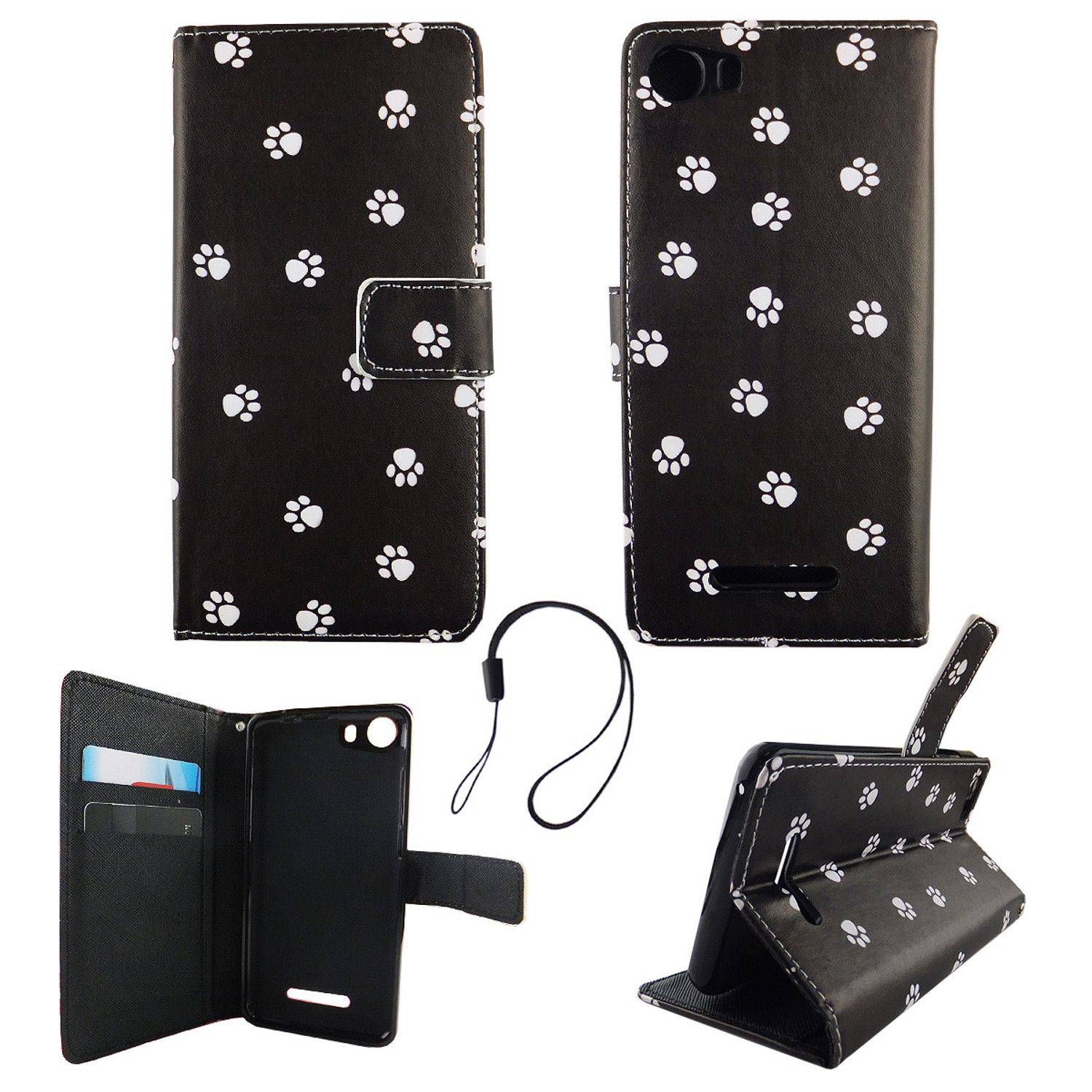 Wiko Lenny 2 Handyhülle Backcover Schwarz