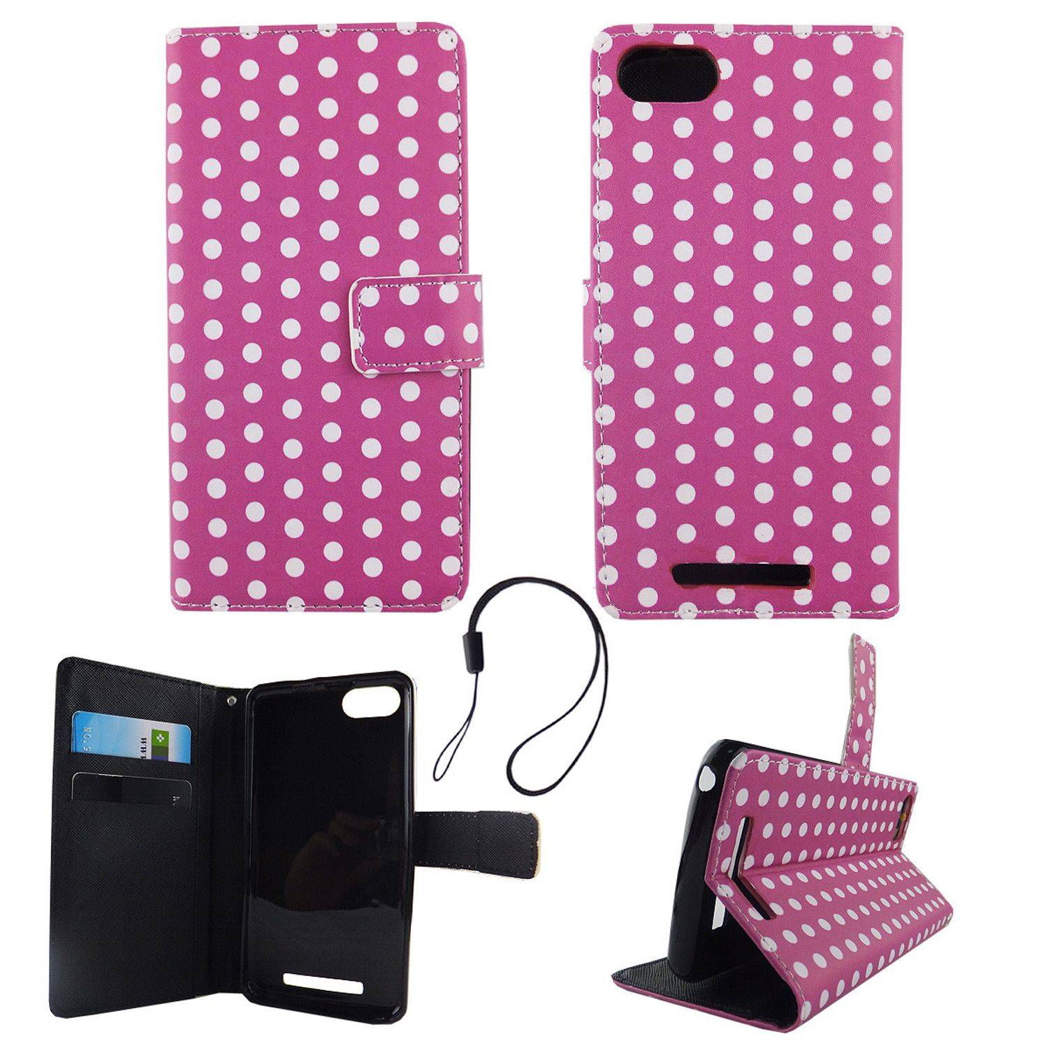 Wiko Lenny 3 Handyhülle Backcover Violett
