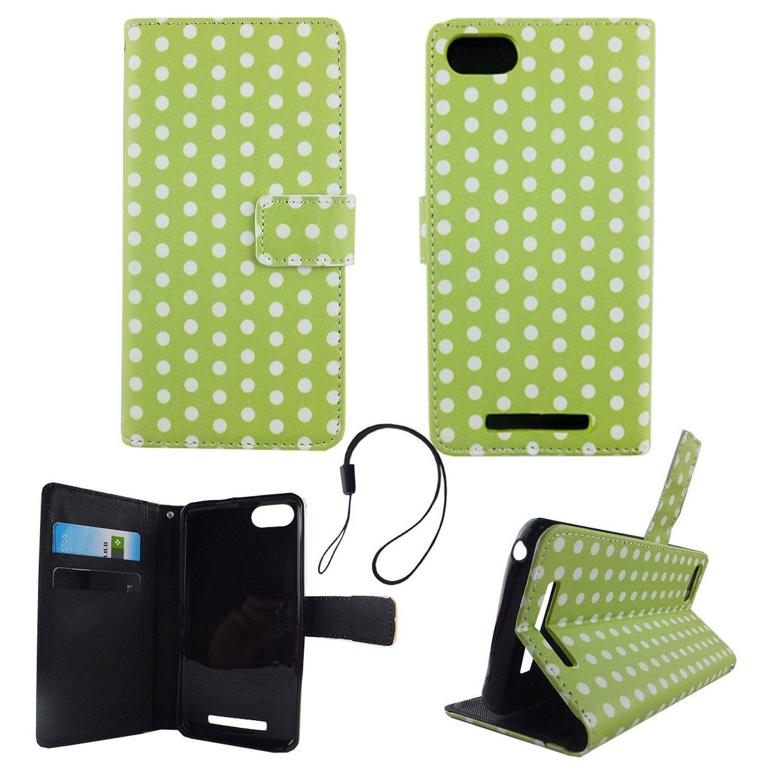 Wiko Lenny 3 Handyhülle Backcover Grün