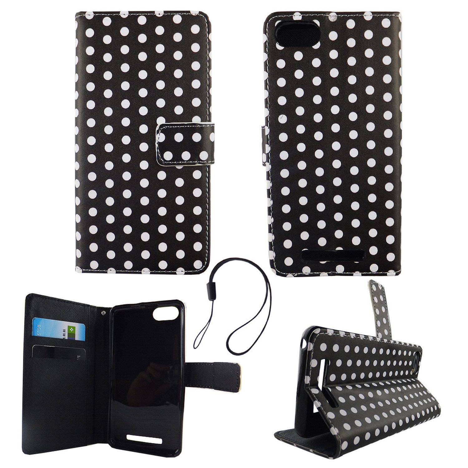 Wiko Lenny 3 Handyhülle Backcover Schwarz