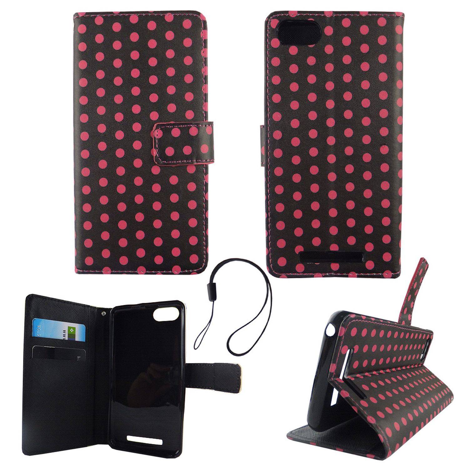 Wiko Lenny 3 Handyhülle Backcover Schwarz