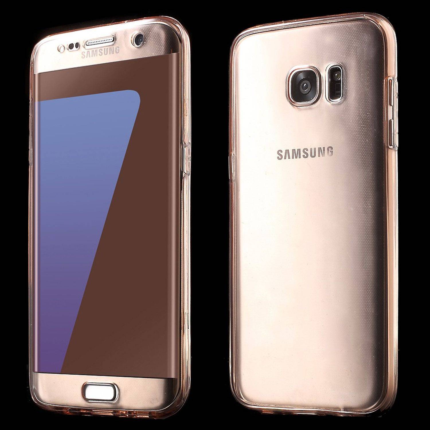 Samsung Galaxy S7 Edge Handyhülle Backcover Transparent