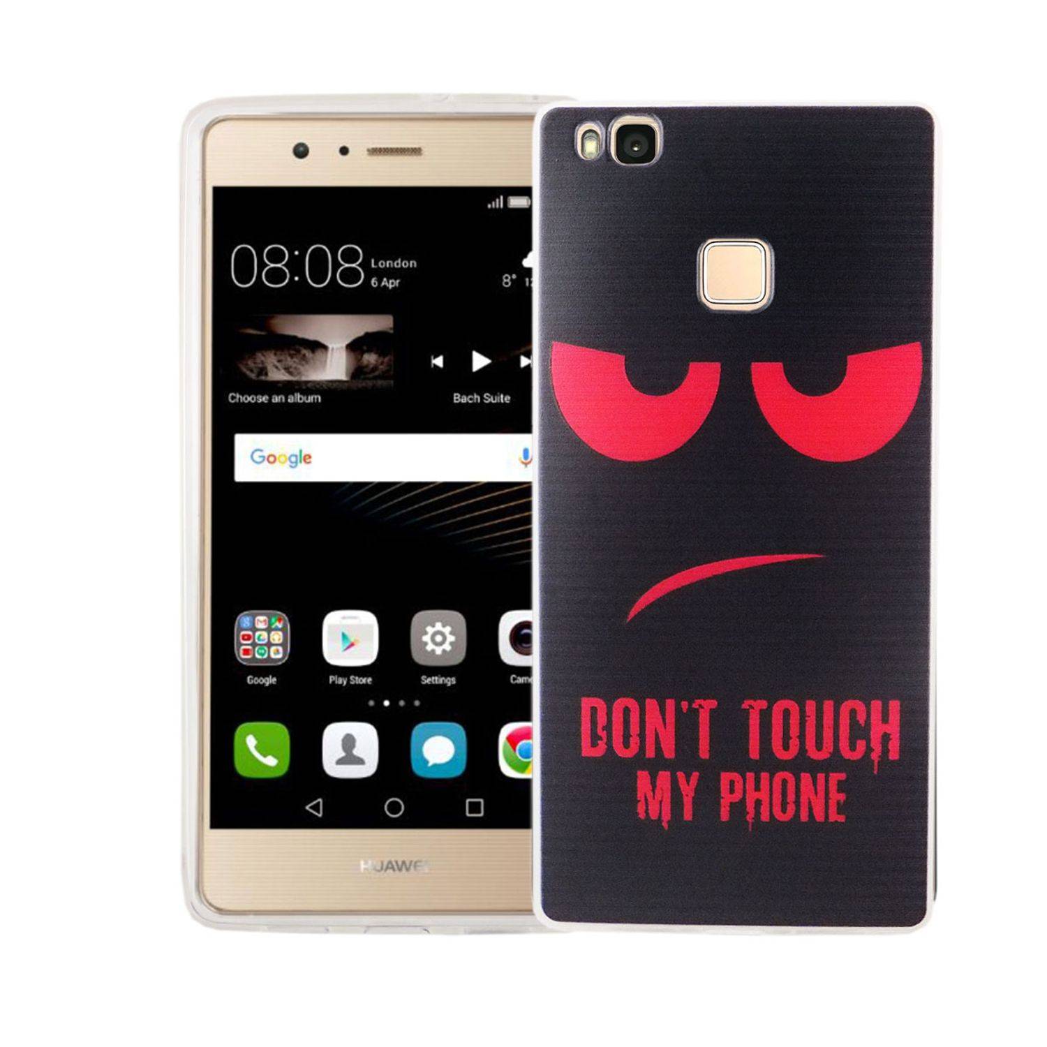 Huawei P9 Lite Handyhülle Bumper Backcover Schwarz