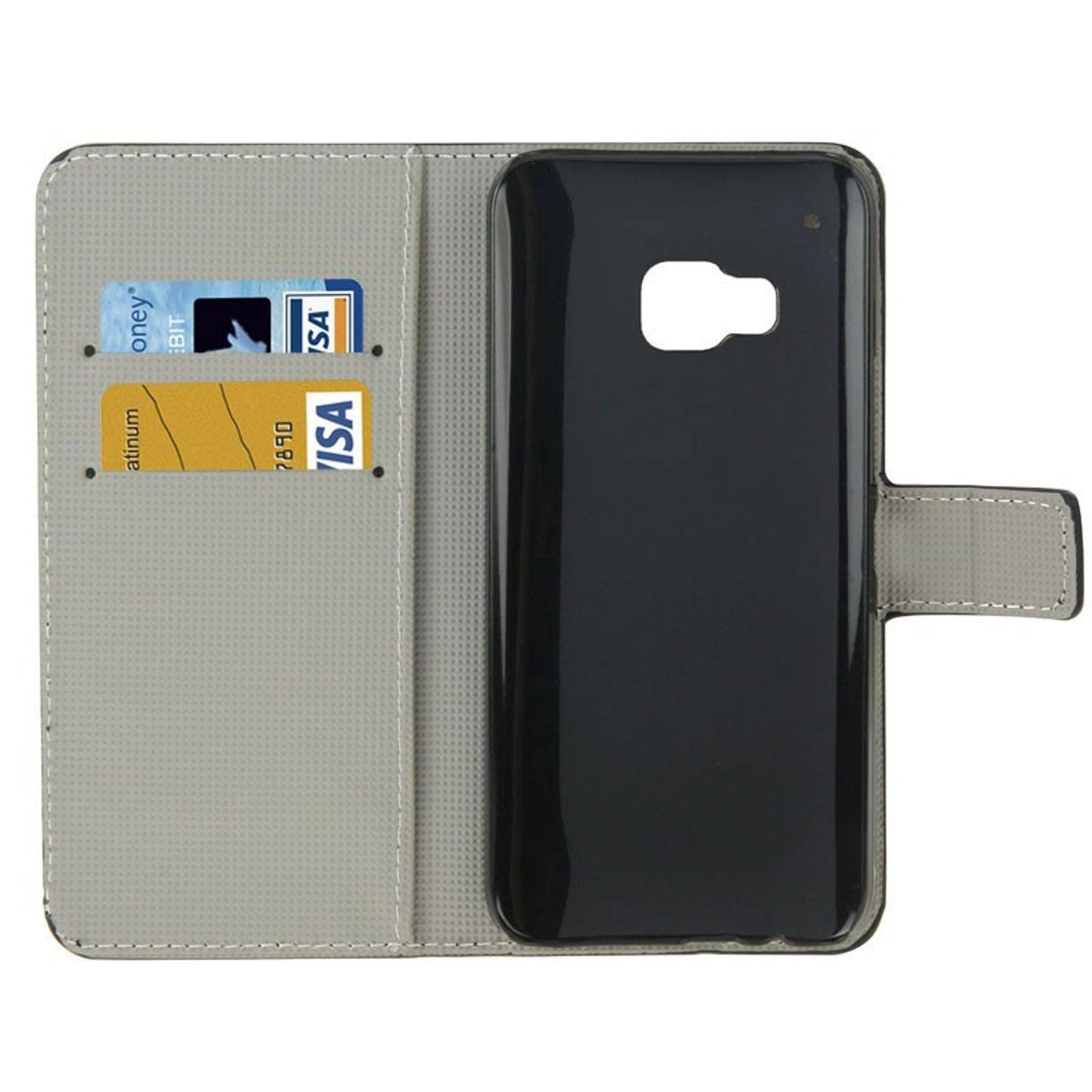 HTC One M9 Handyhülle Backcover Mehrfarbig