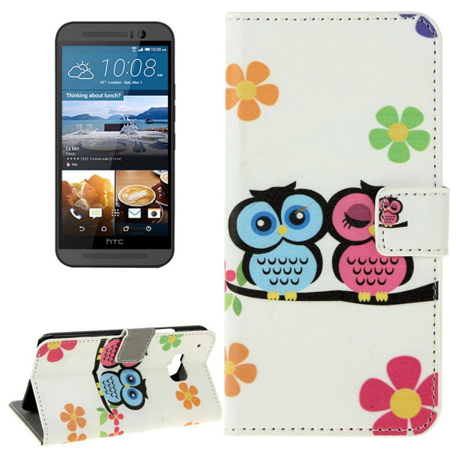 HTC One M9 Handyhülle Backcover Mehrfarbig