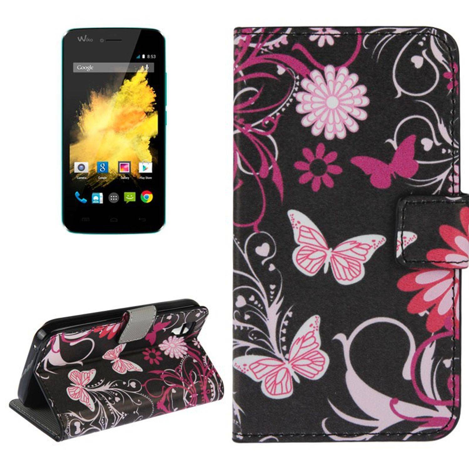 Wiko Sunset Handyhülle Backcover Mehrfarbig
