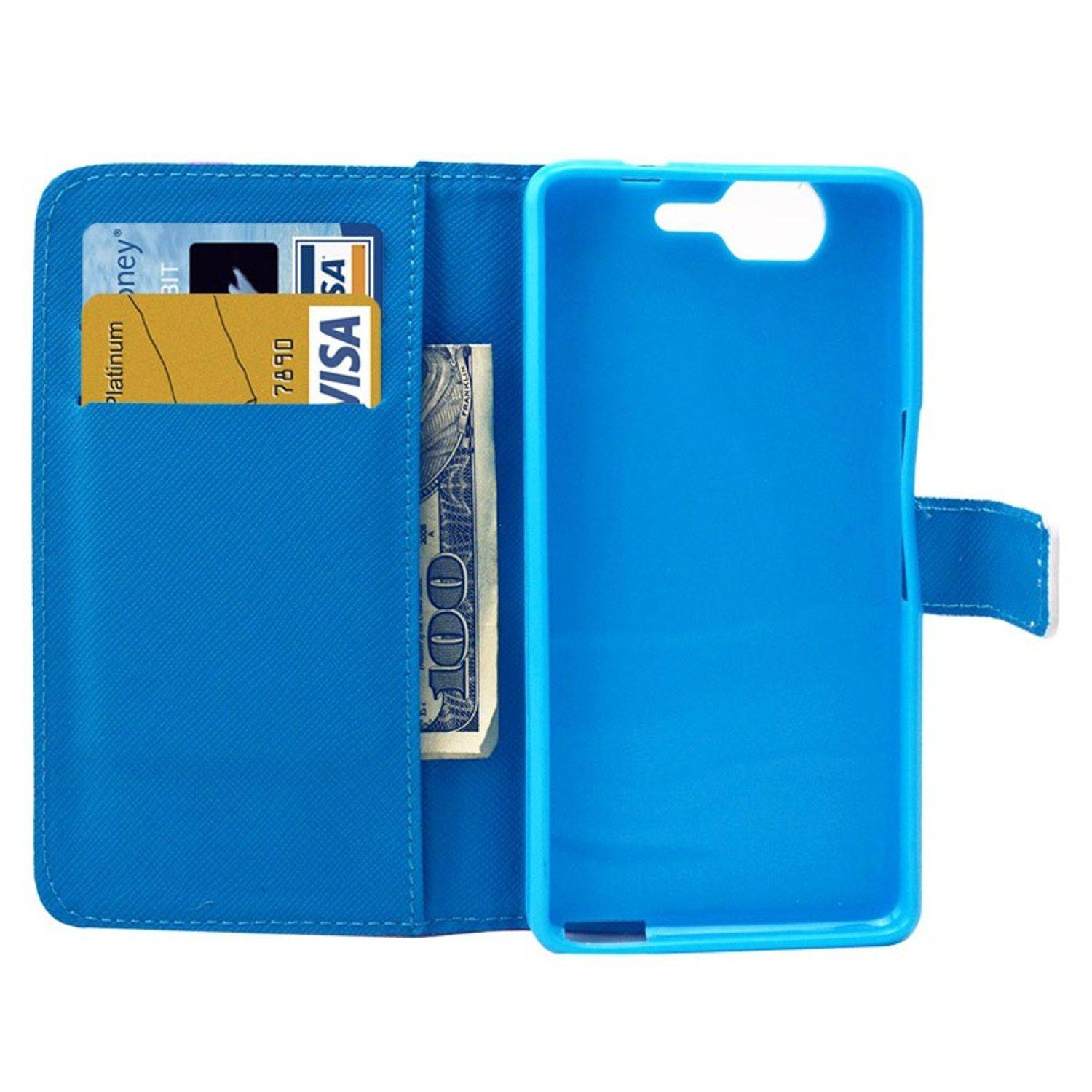 Wiko Highway Handyhülle Backcover Blau
