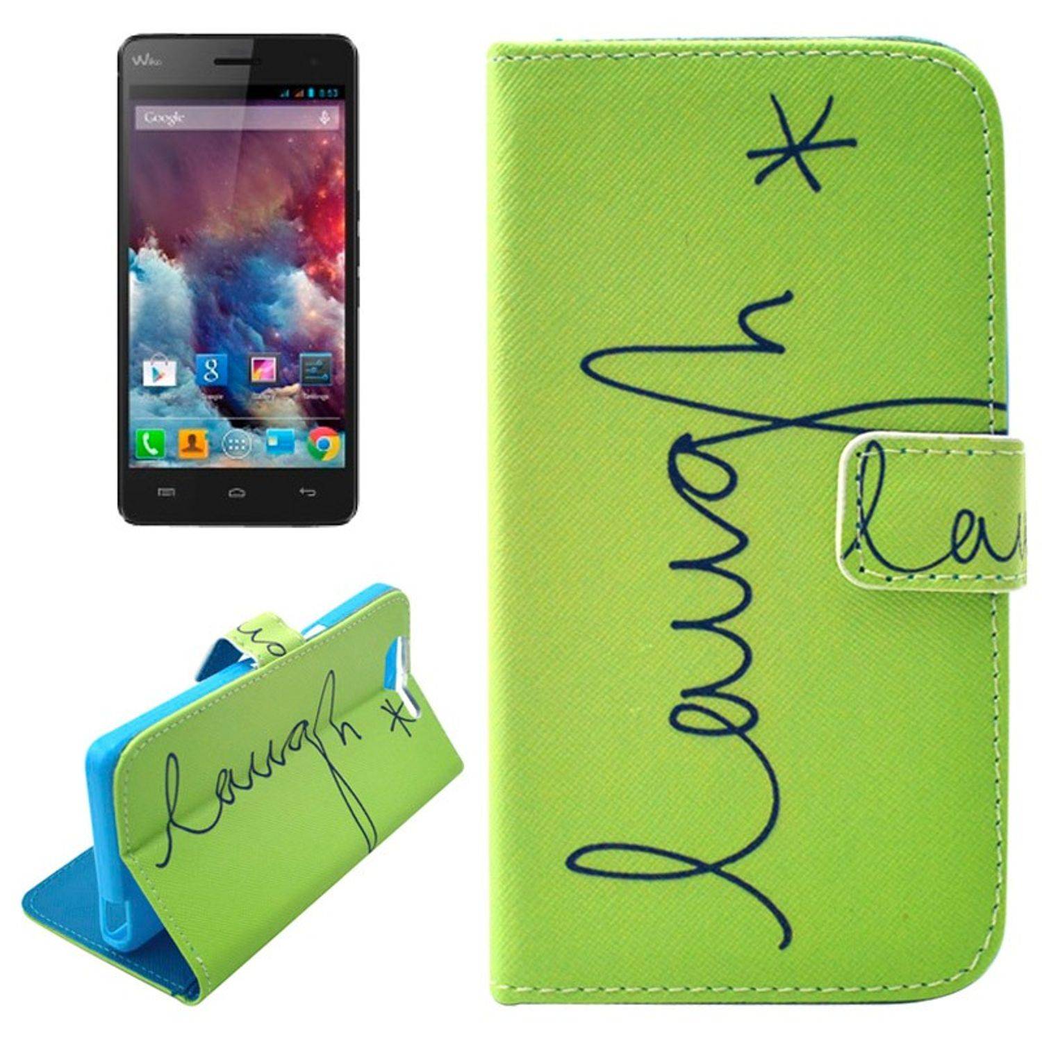 Wiko Highway Handyhülle Backcover Grün