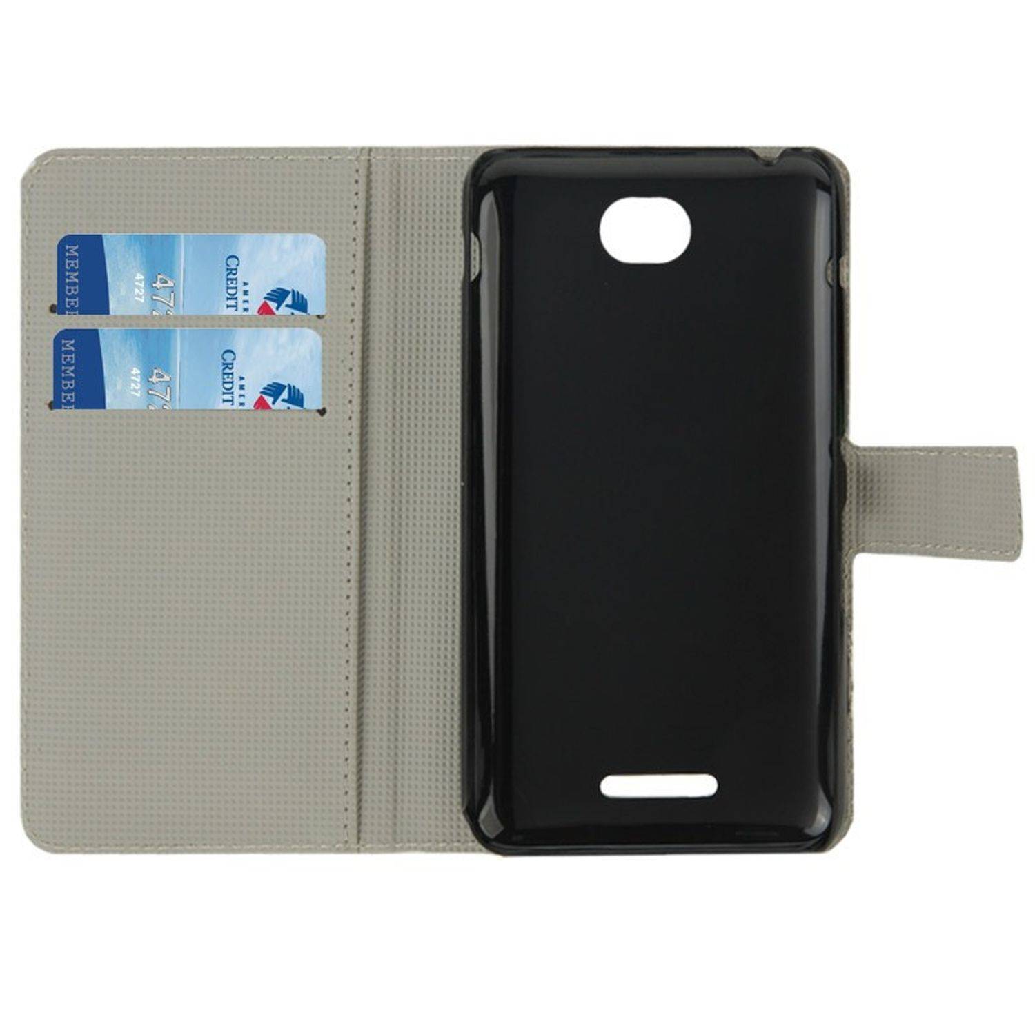 Sony Xperia E4 Handyhülle Backcover Mehrfarbig