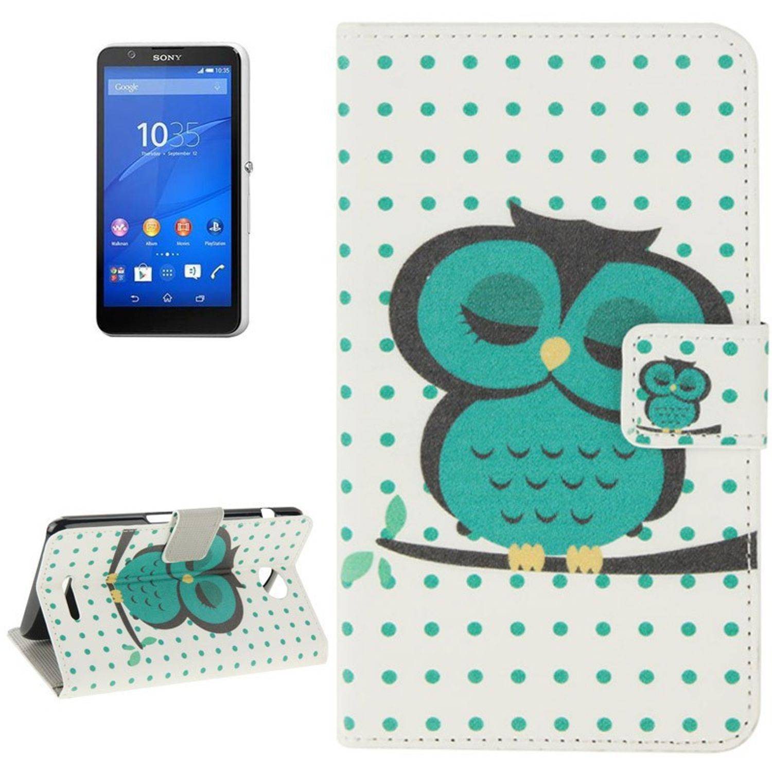 Sony Xperia E4 Handyhülle Backcover Mehrfarbig