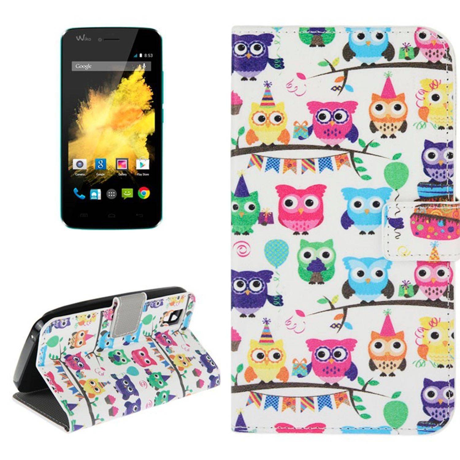 Wiko Sunset Handyhülle Backcover Mehrfarbig
