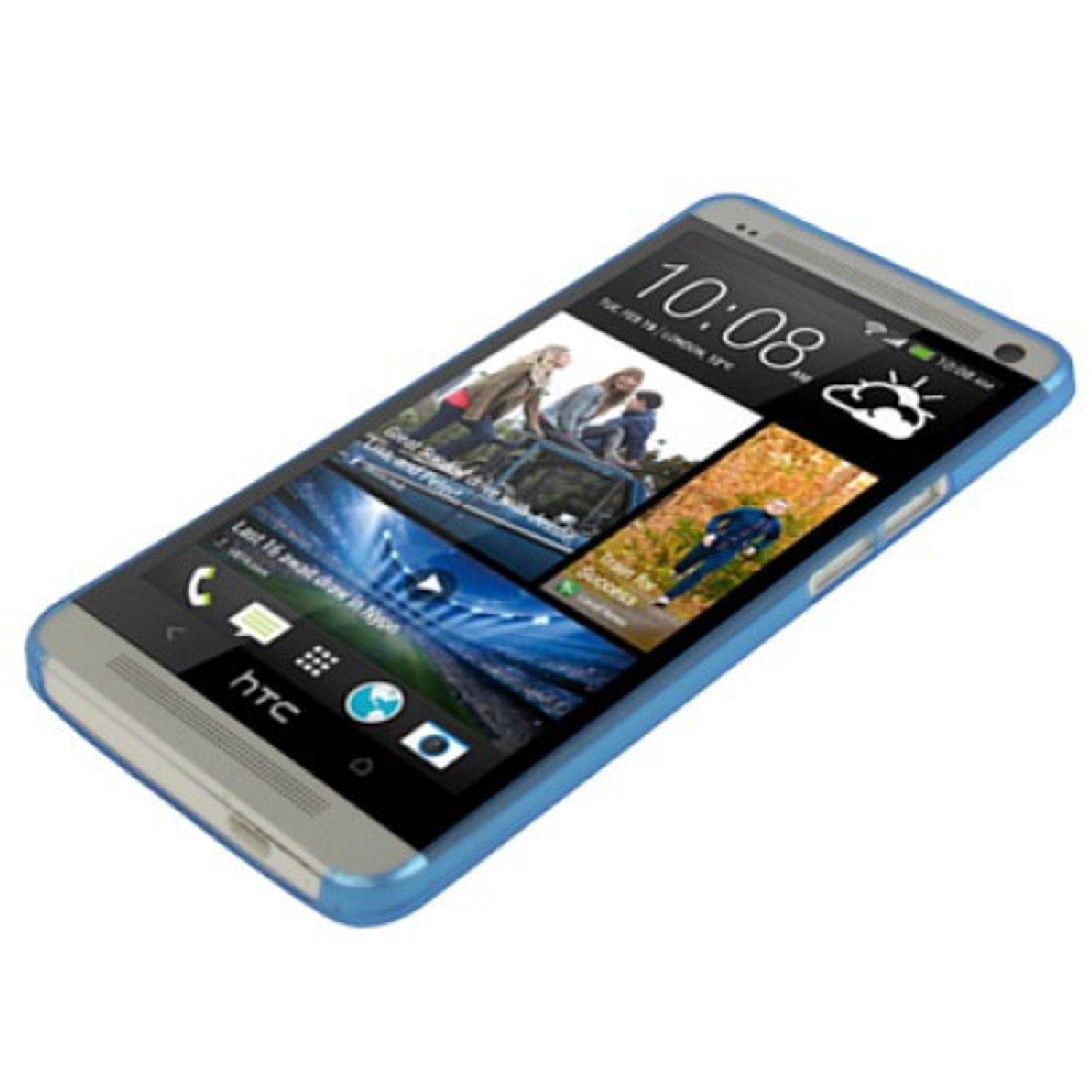 HTC One Handyhülle Backcover Blau