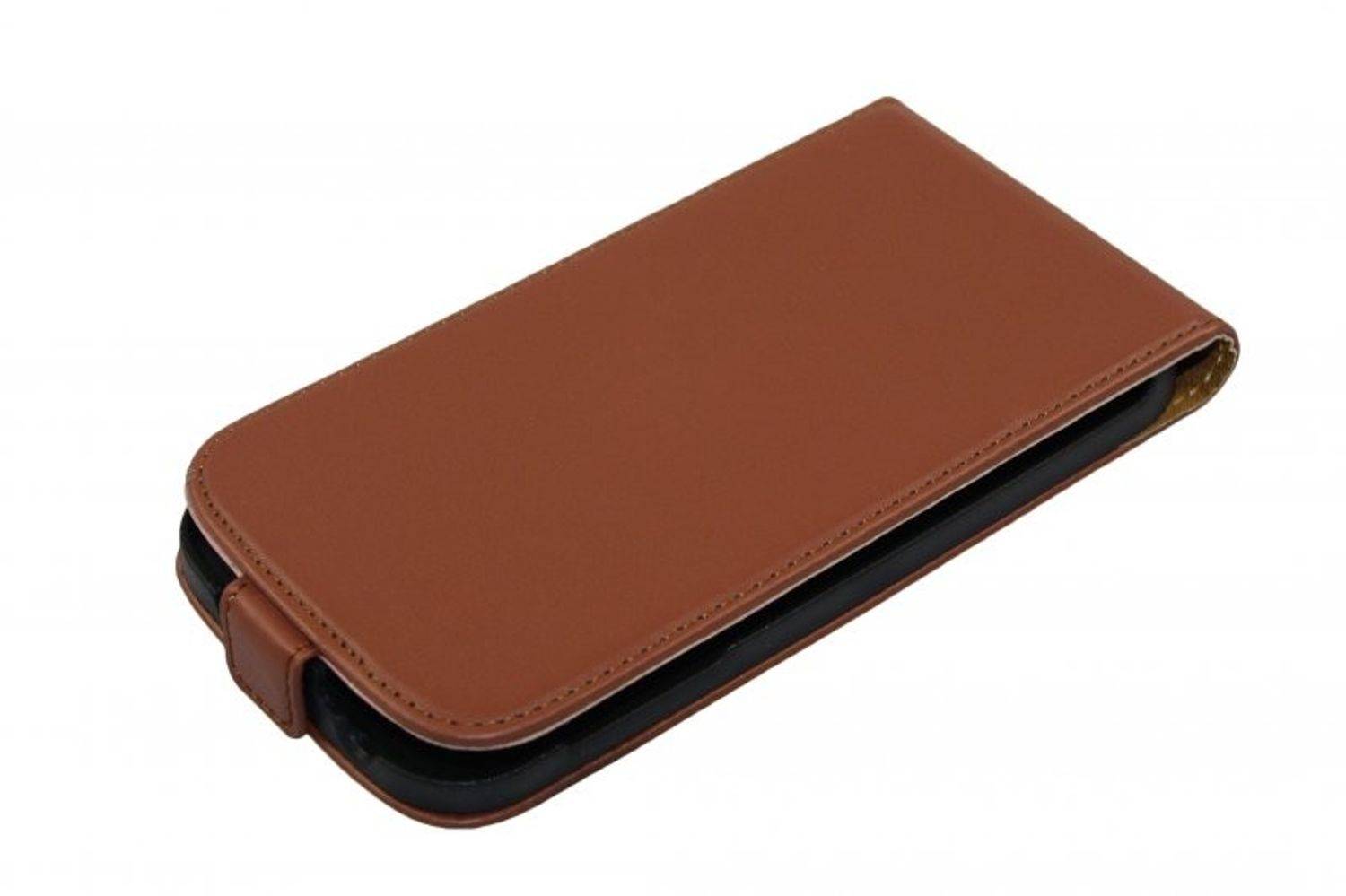 Samsung Galaxy S4 Handyhülle Backcover Braun