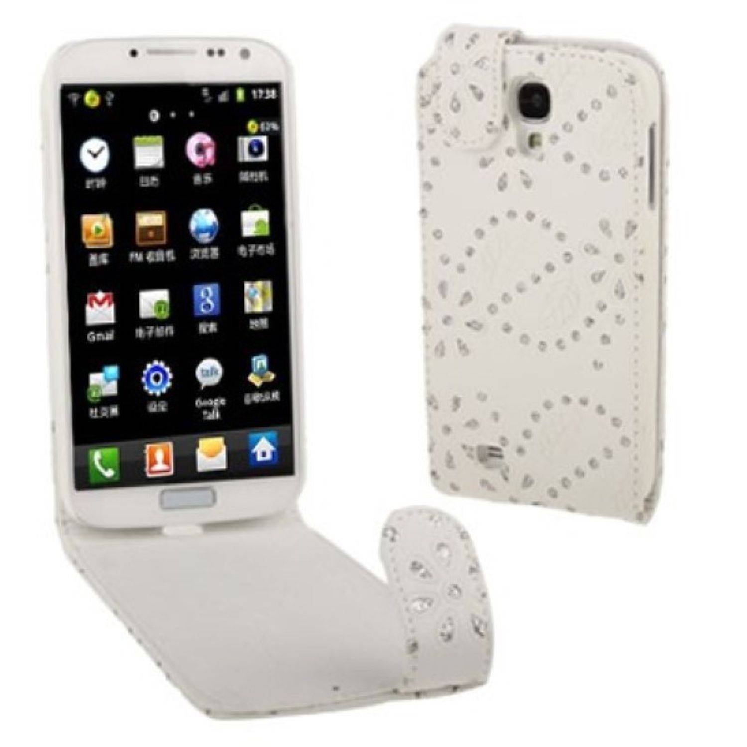 Samsung Galaxy S4 Handyhülle Backcover Weiß