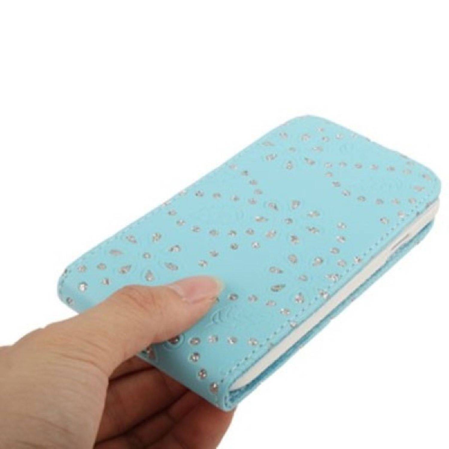 Samsung Galaxy S4 Handyhülle Backcover Blau