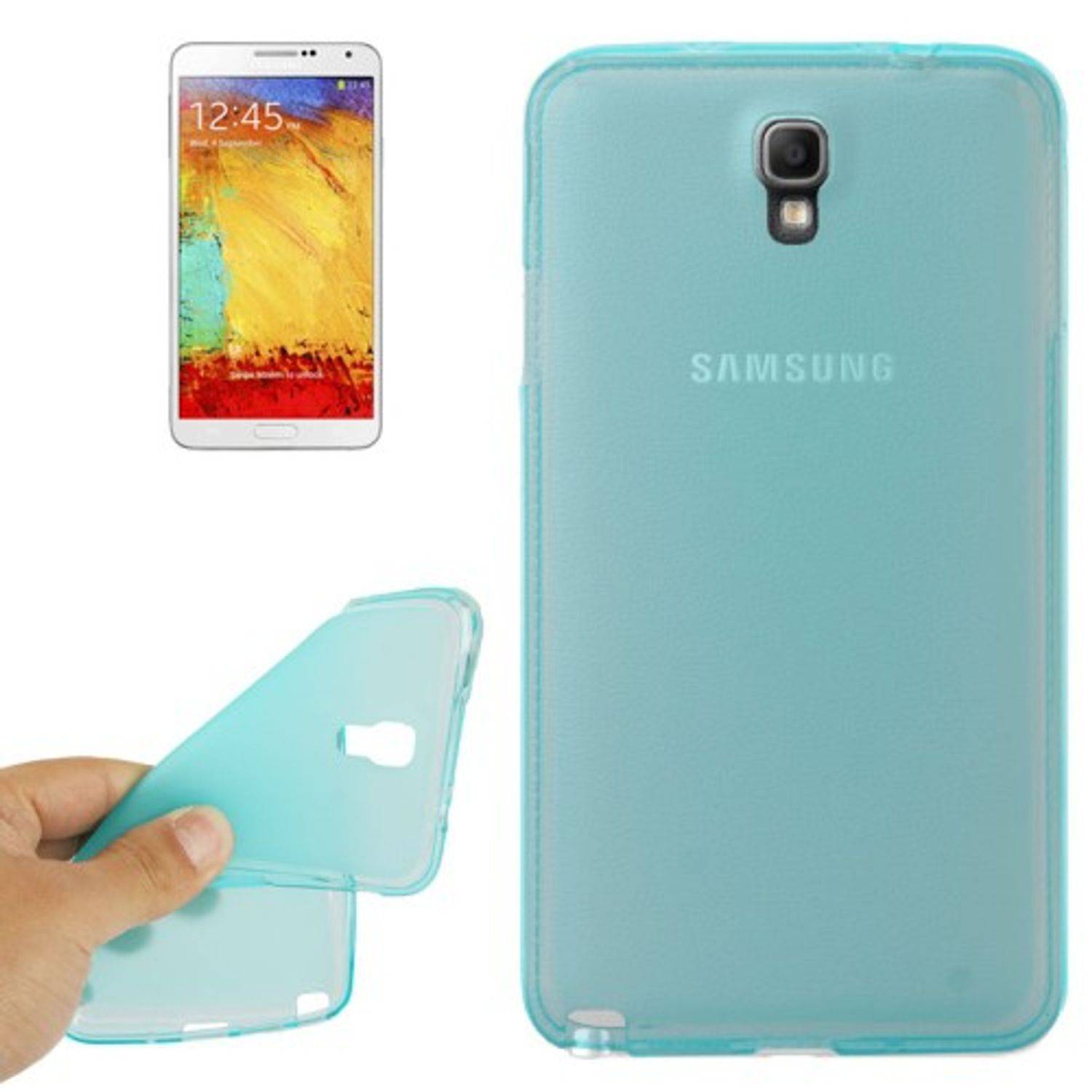Samsung Galaxy Note 3 Neo Handyhülle Backcover Blau