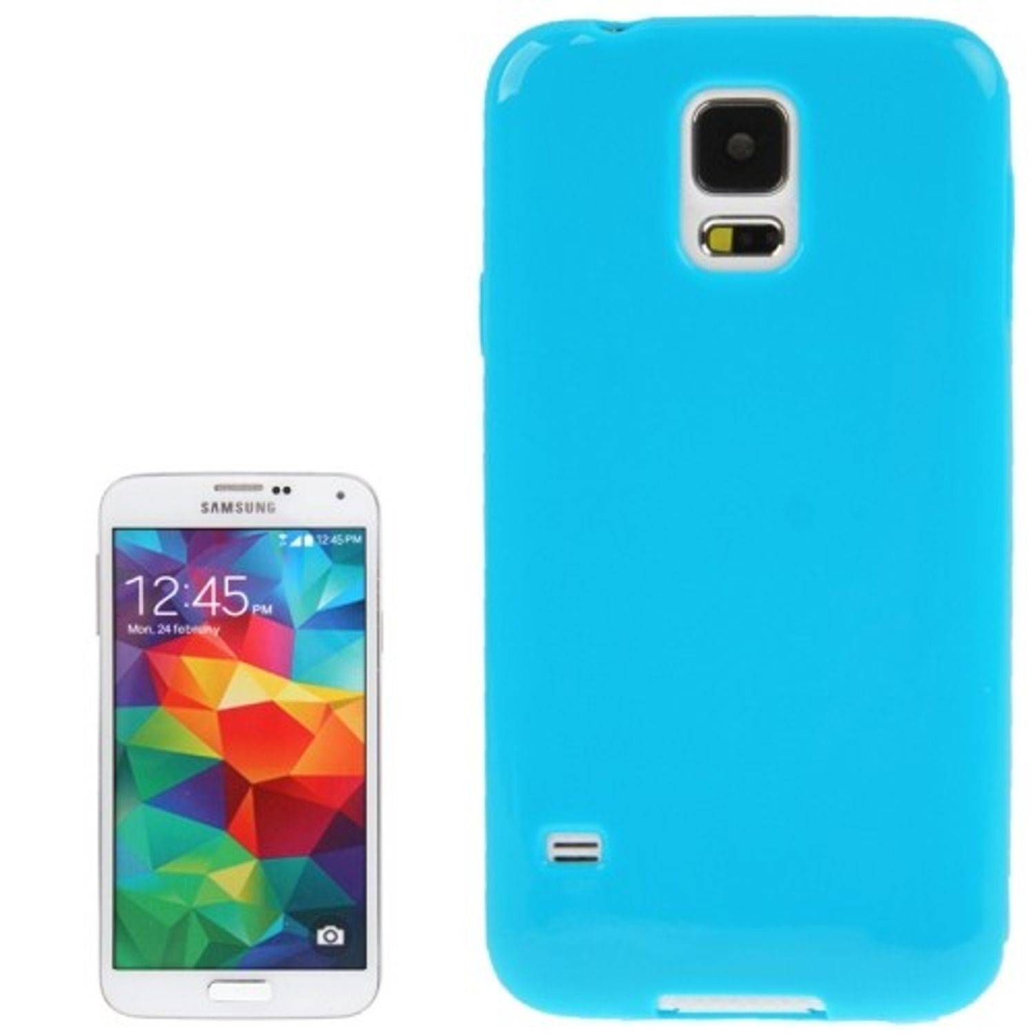 Samsung Galaxy S5 / S5 Neo Handyhülle Backcover Blau