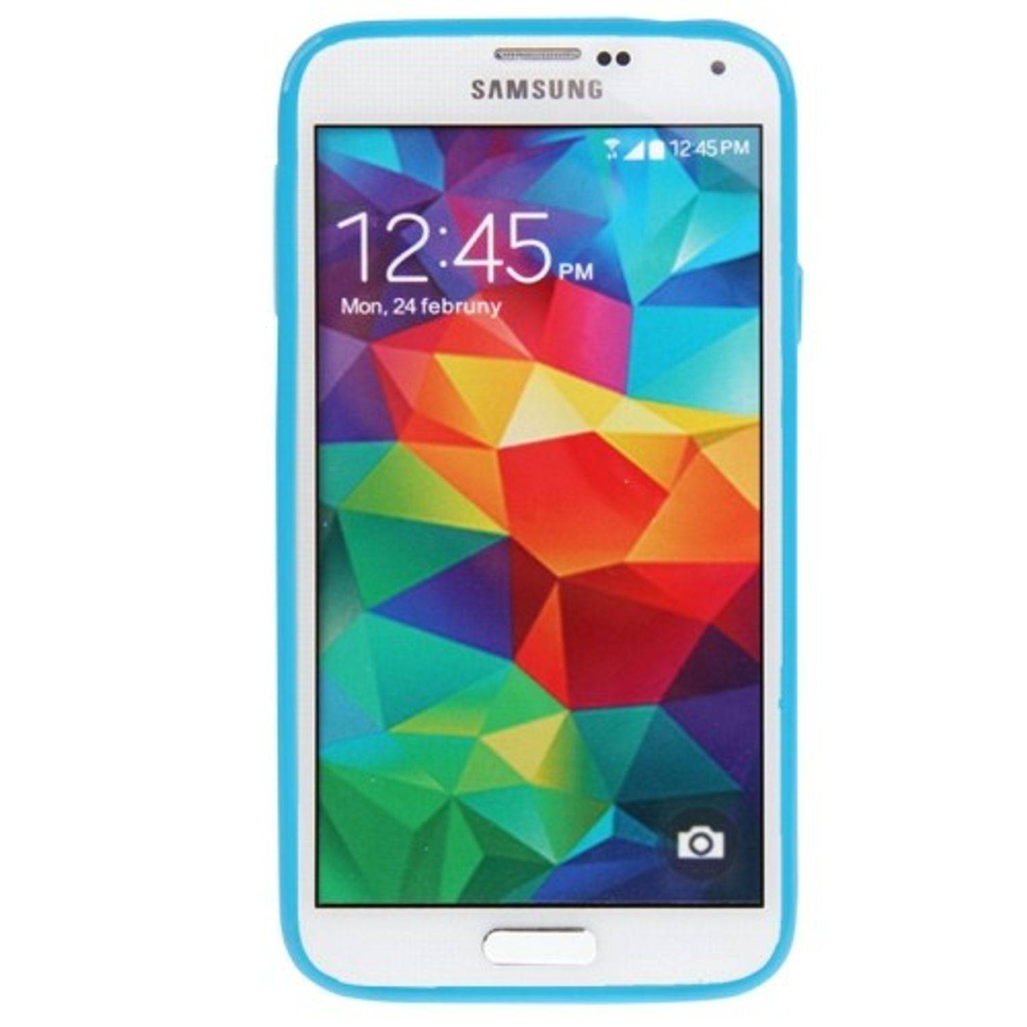 Samsung Galaxy S5 / S5 Neo Handyhülle Backcover Blau