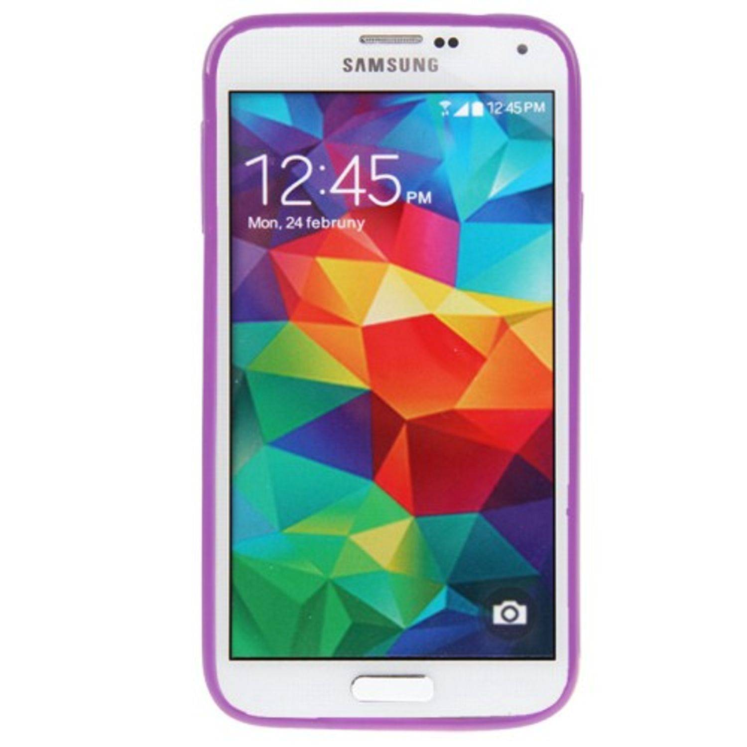 Samsung Galaxy S5 / S5 Neo Handyhülle Backcover Violett