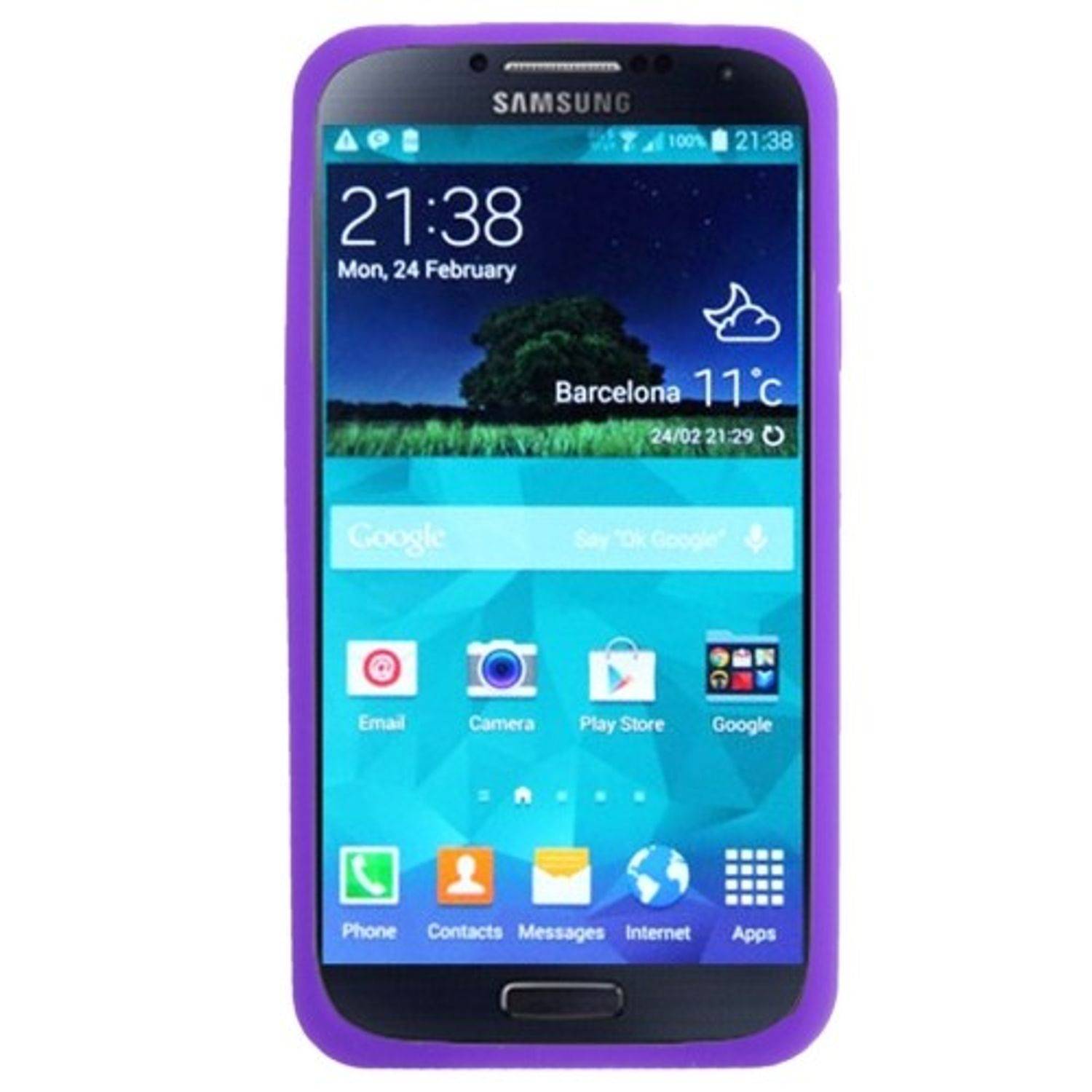 Samsung Galaxy S5 / S5 Neo Handyhülle Backcover Violett