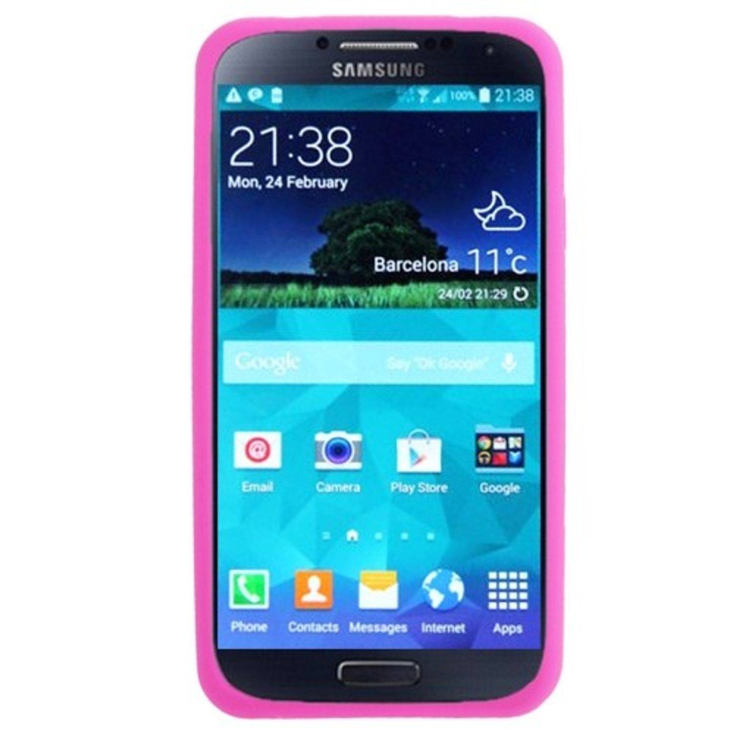 Samsung Galaxy S5 / S5 Neo Handyhülle Backcover Rosa