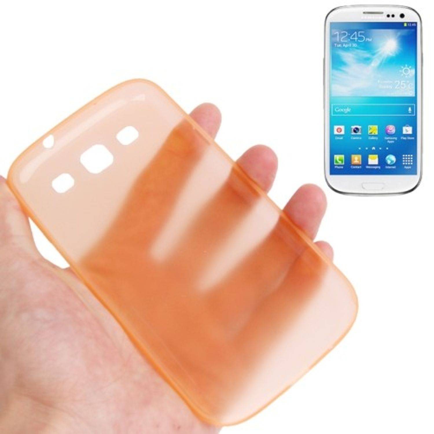 Samsung Galaxy S3 / S3 NEO Handyhülle Backcover Orange