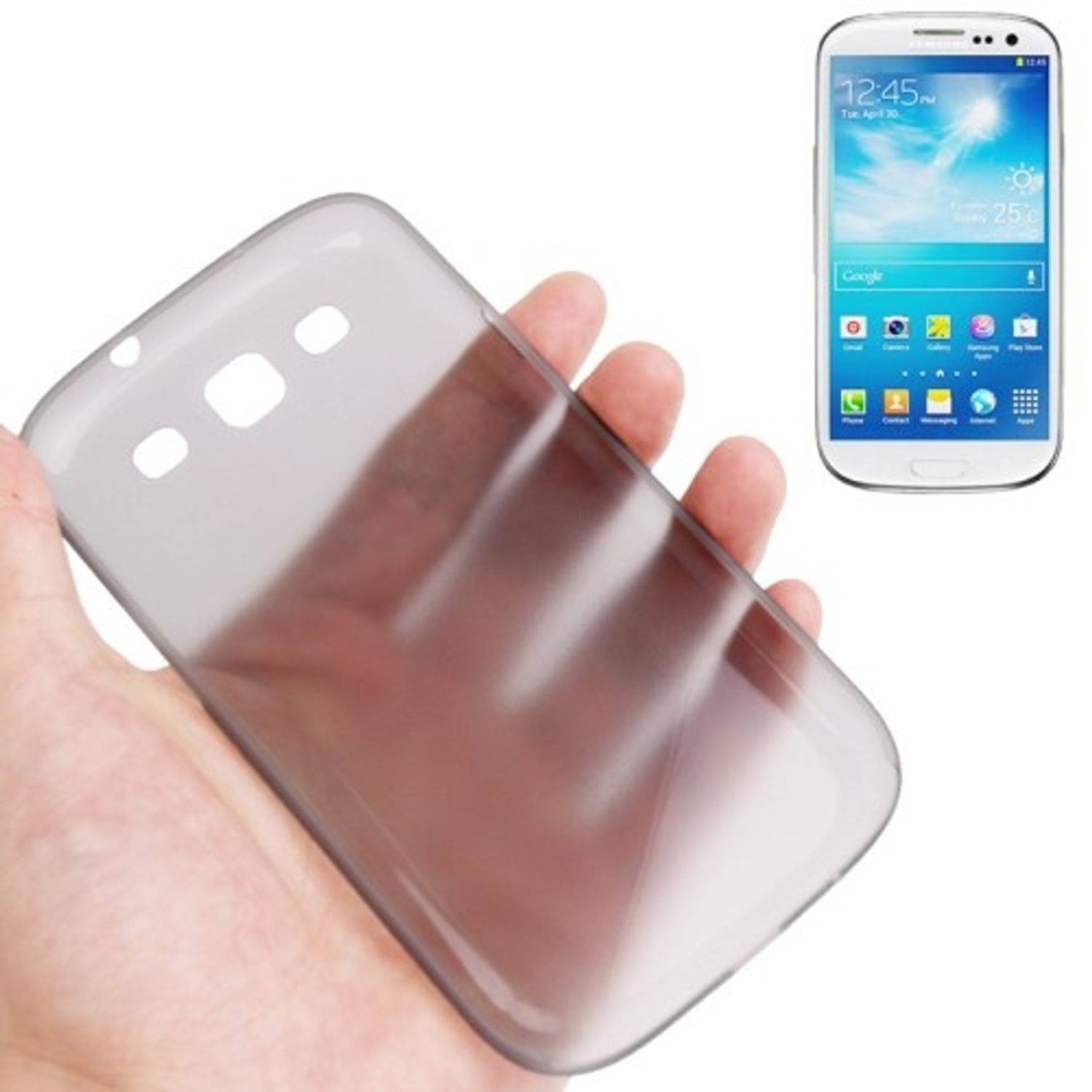 Samsung Galaxy S3 / S3 NEO Handyhülle Backcover Grau