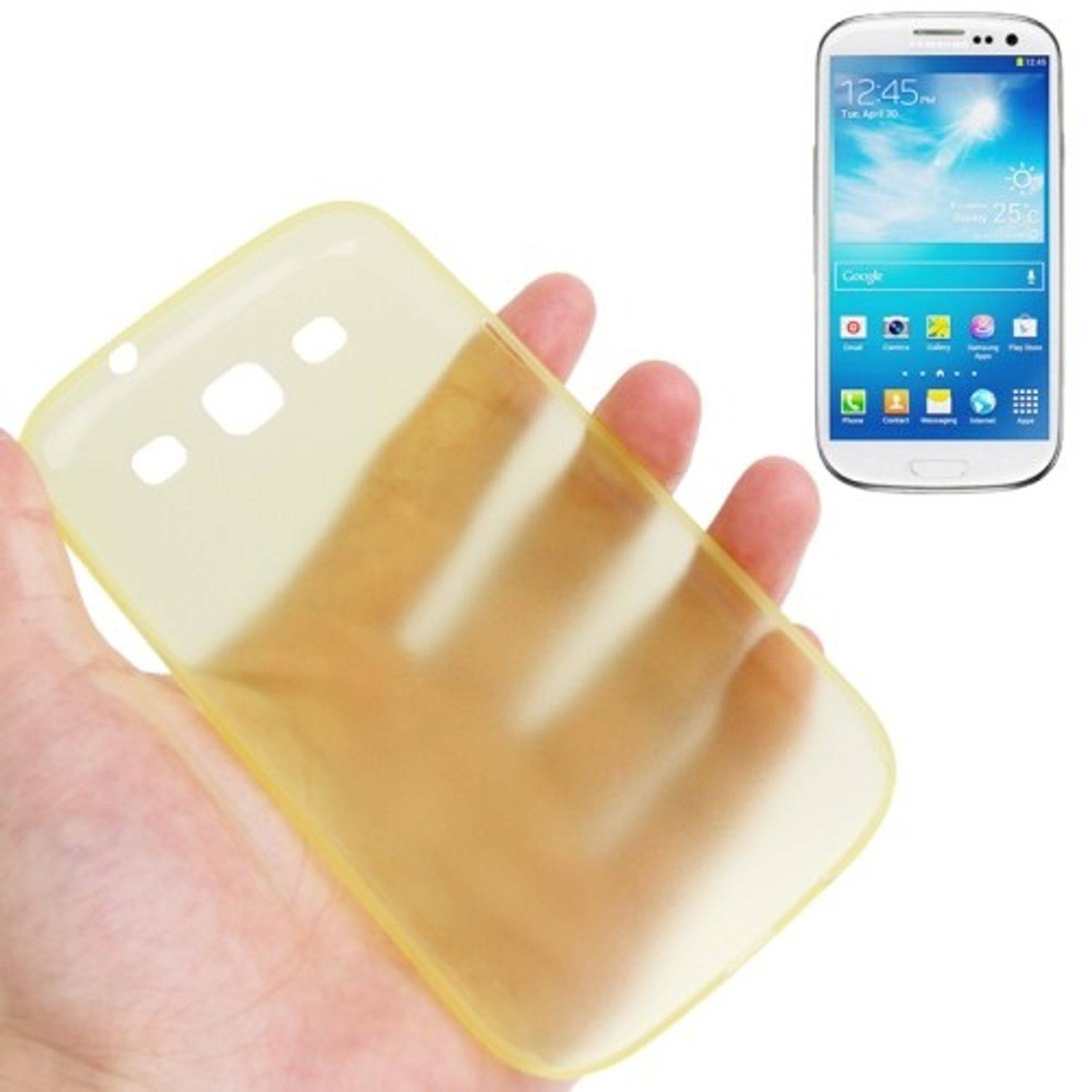 Samsung Galaxy S3 / S3 NEO Handyhülle Backcover Gelb