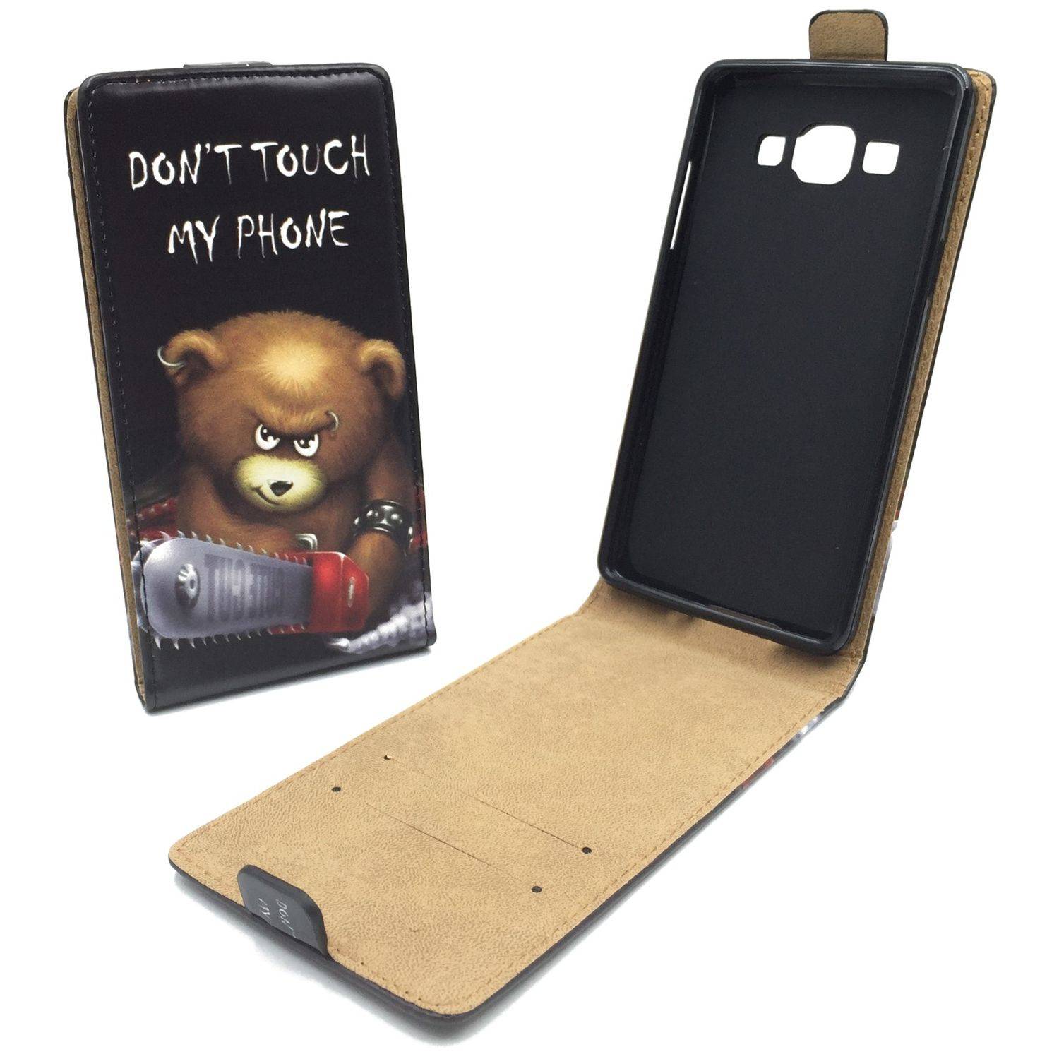 Samsung Galaxy A3 (2015) Handyhülle Backcover Schwarz