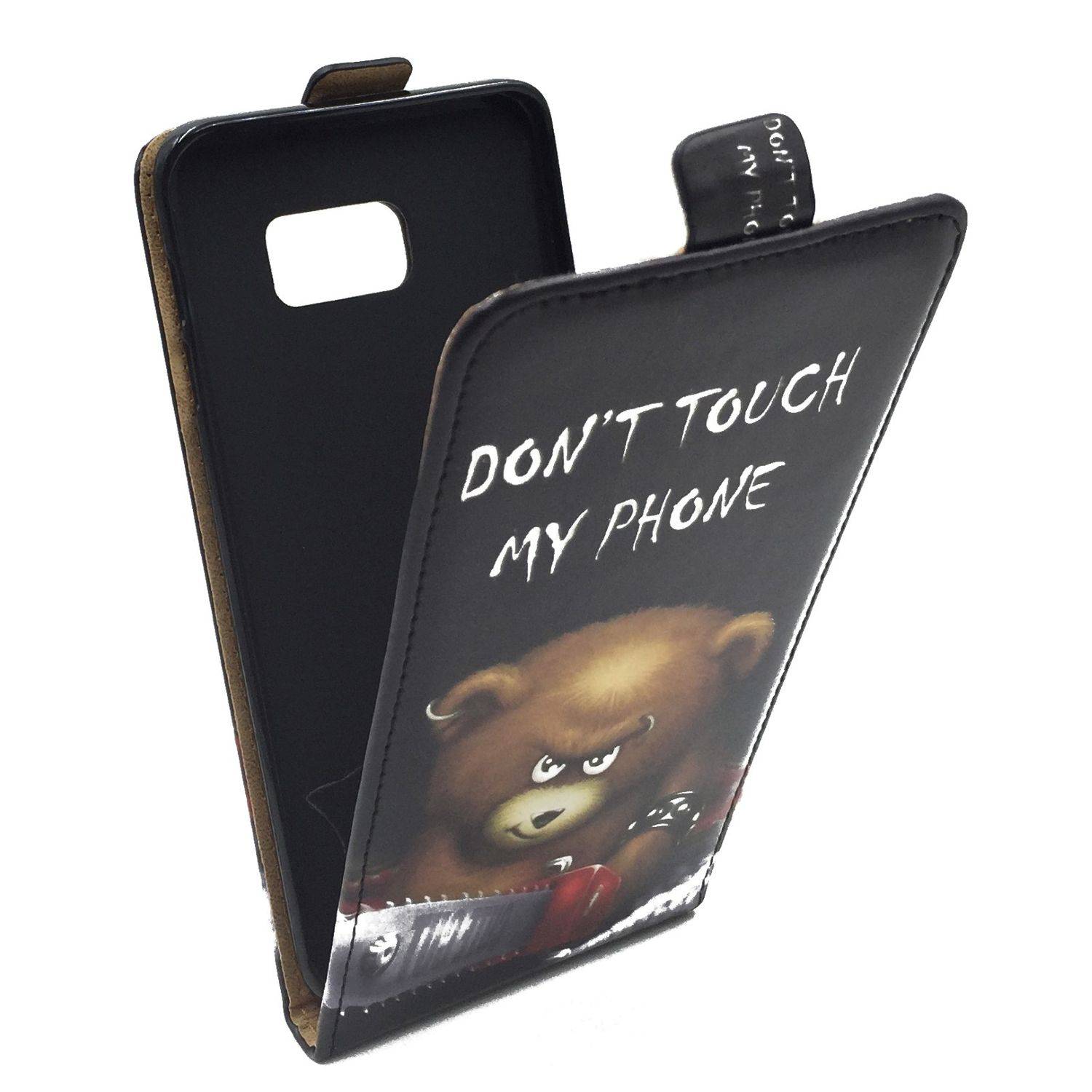 Samsung Galaxy S6 Edge Handyhülle Backcover Schwarz