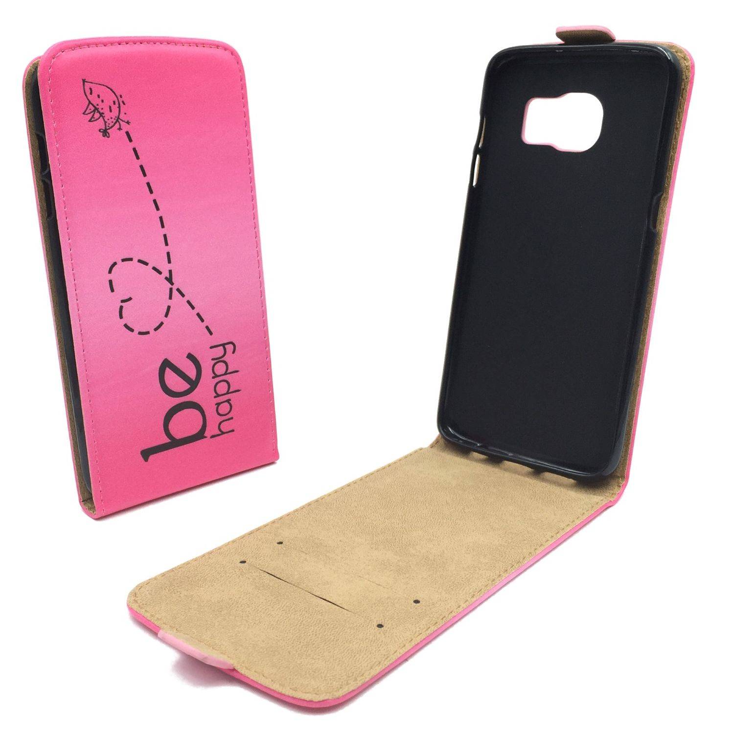 Samsung Galaxy S7 Edge Handyhülle Backcover Rosa