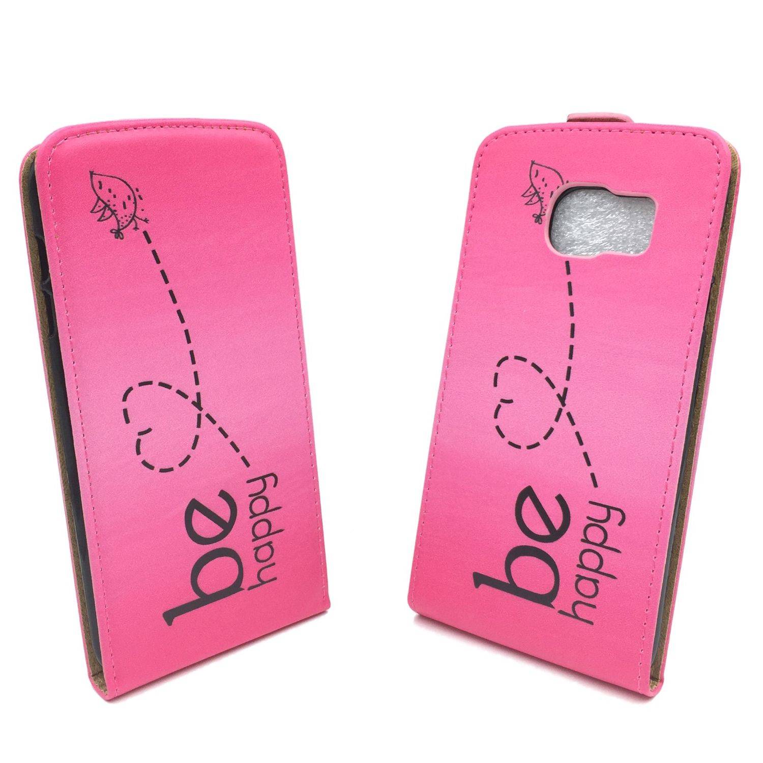 Samsung Galaxy S7 Edge Handyhülle Backcover Rosa