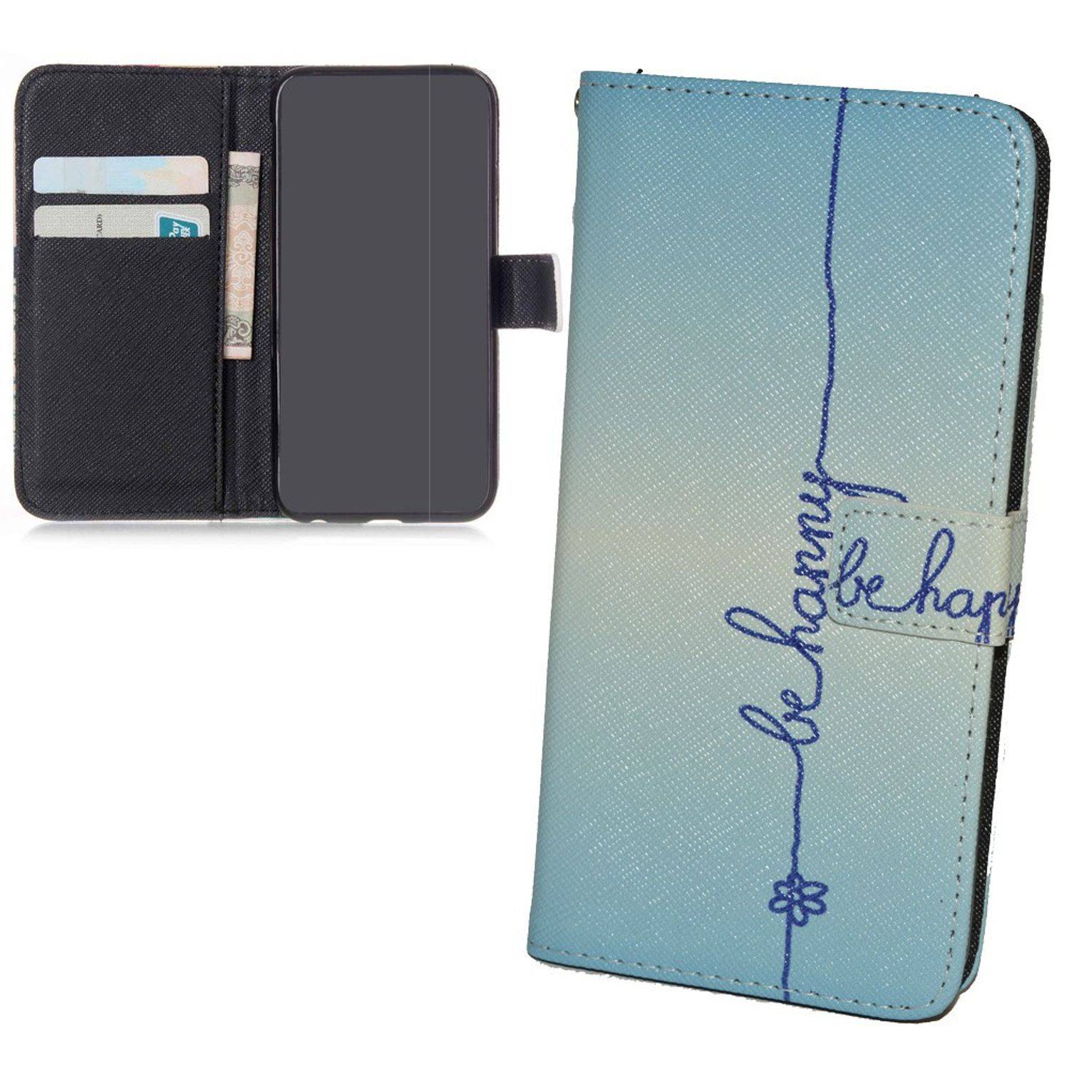 Apple iPhone 6 / 6s Handyhülle Bookcover Blau