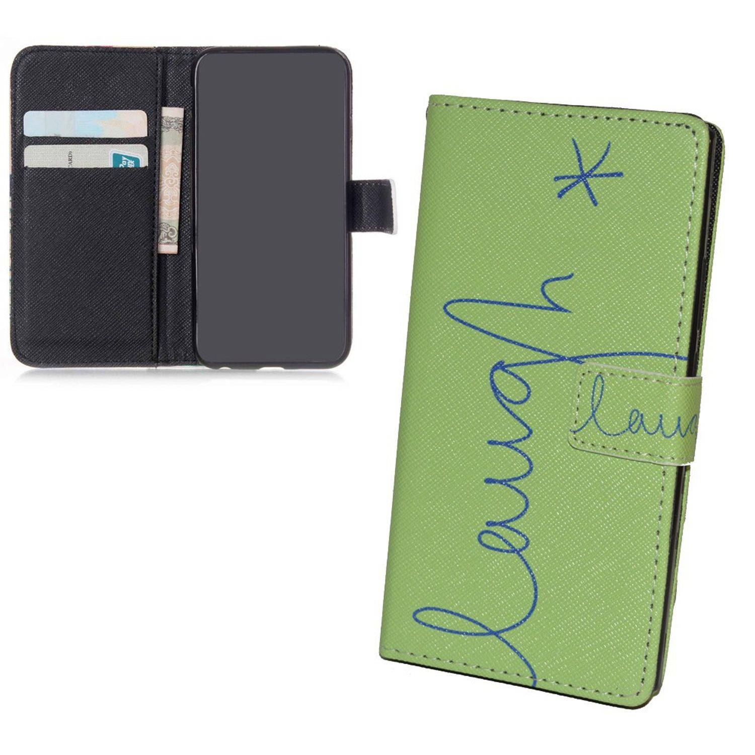 Apple iPhone 6 / 6s Handyhülle Bookcover Grün