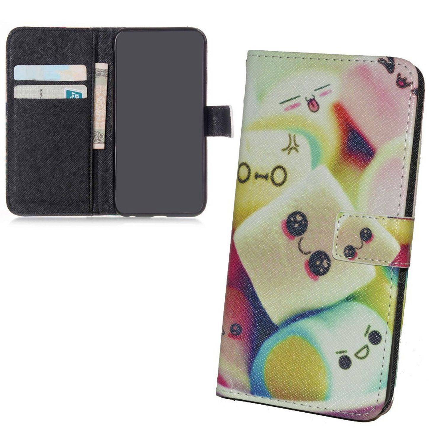 Samsung Galaxy J1 (2015) Handyhülle Bookcover Mehrfarbig