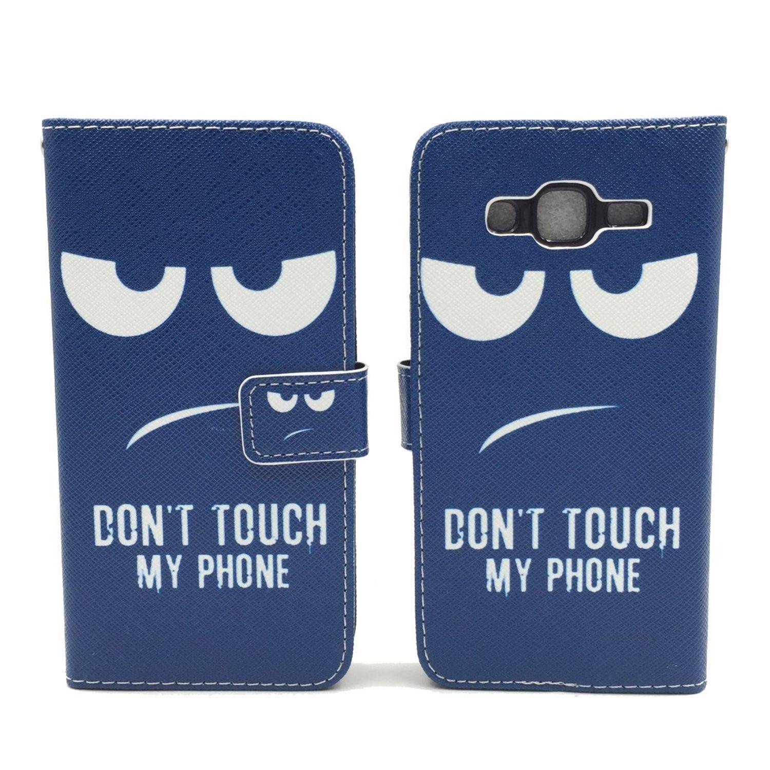 Samsung Galaxy J5 (2015) Handyhülle Bookcover Blau