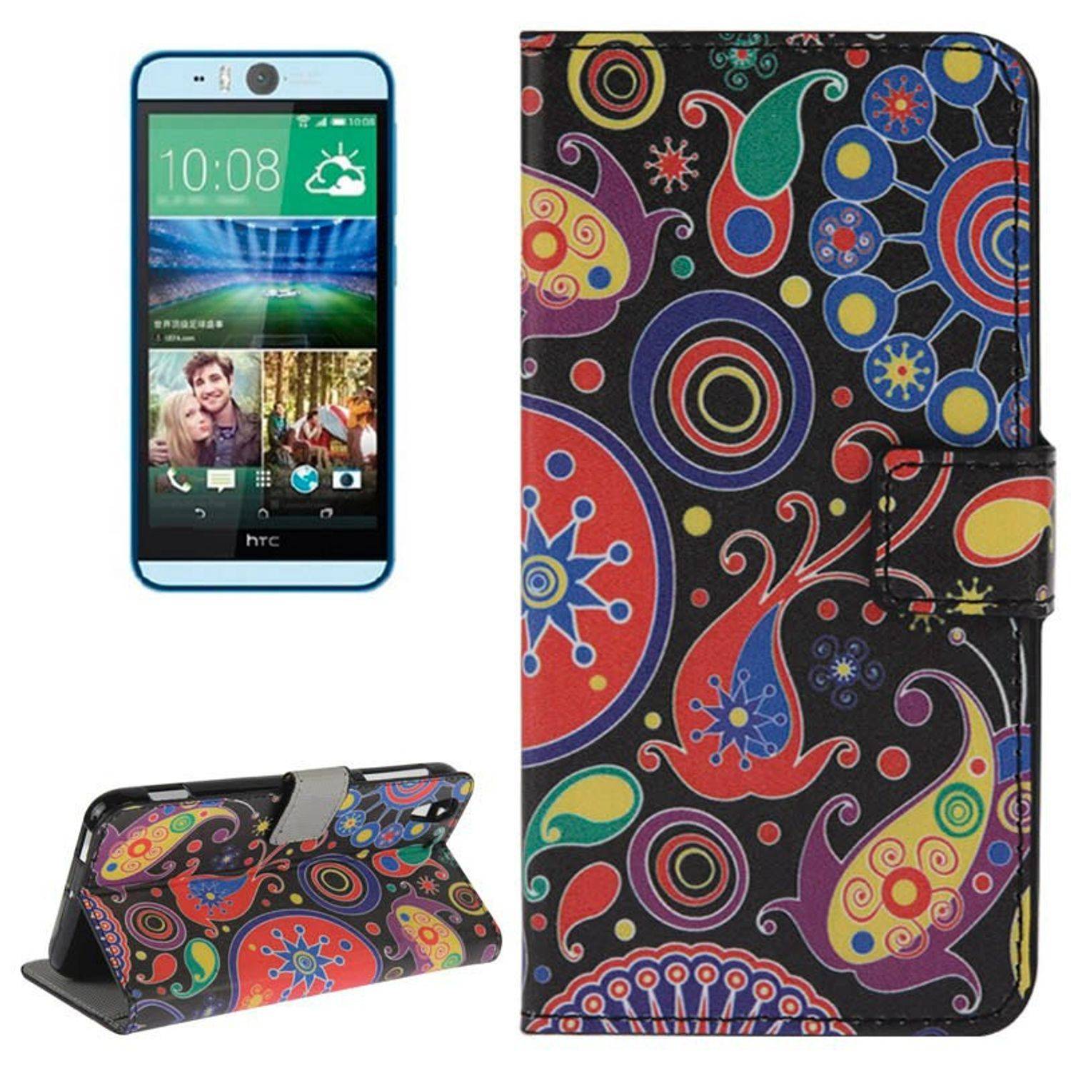 HTC Desire Eye Handyhülle Backcover Mehrfarbig