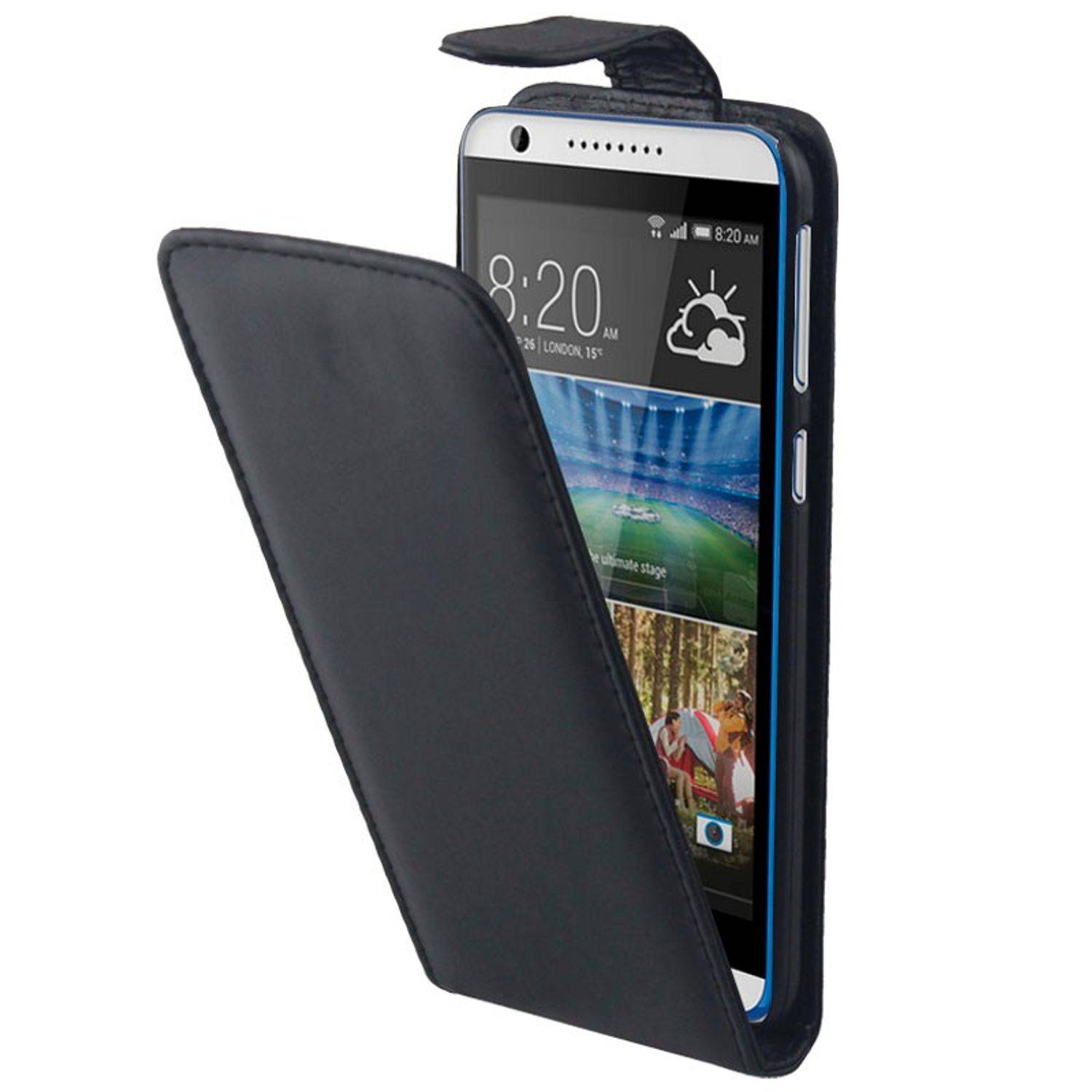 HTC Desire 820 Handyhülle Backcover Schwarz