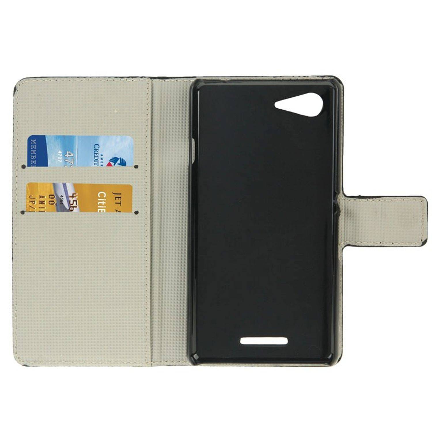 Sony Xperia E3 Handyhülle Backcover Mehrfarbig