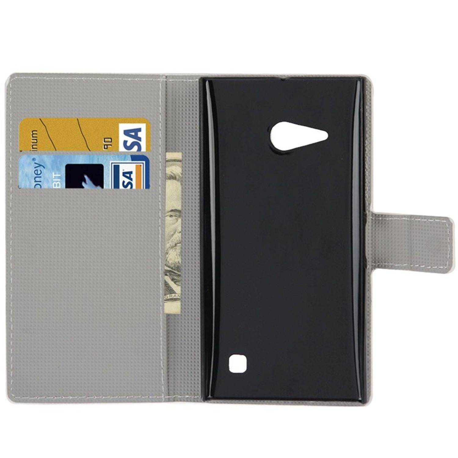 Nokia Lumia 730 Handyhülle Backcover Mehrfarbig