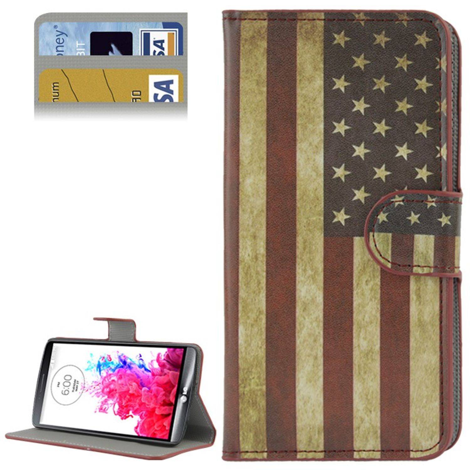 LG G3 Handyhülle Backcover Mehrfarbig