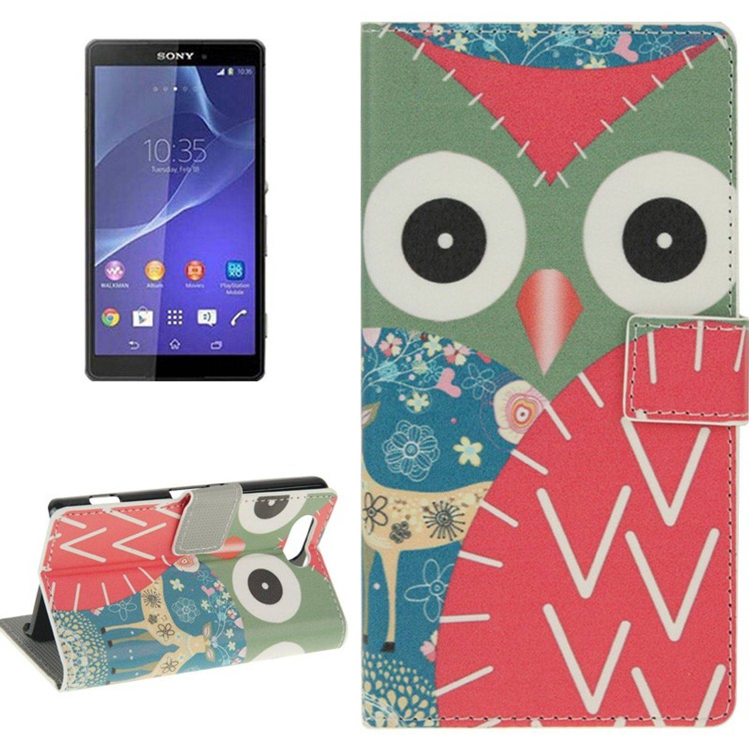 Sony Xperia Z3 Compact Handyhülle Backcover Mehrfarbig
